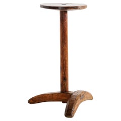 Primitive 18th Century Side Table or Candle Stand