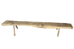 Primitive 18th Century Spanish Bench