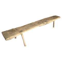 Primitive 18th Century Spanish Bench