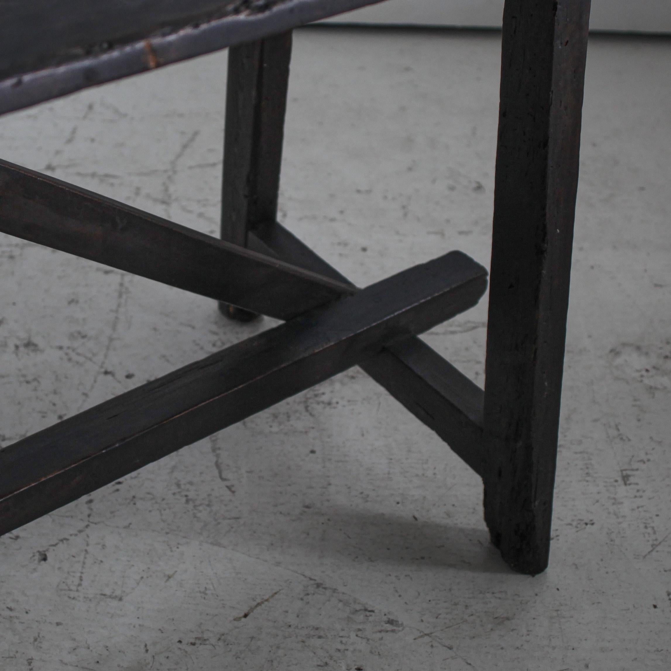 Mesa de comedor catalana primitiva del s. XIX Wabi Sabi en venta 2