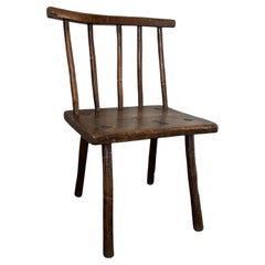 Primitiver Stuhl aus dem 19. Jahrhundert