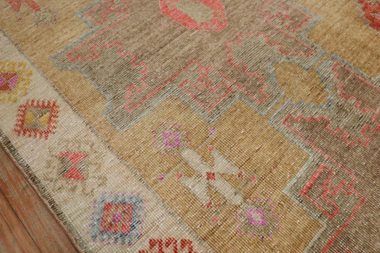20th Century Colorful Turkish Kars Anatolian Corridor Rug For Sale at ...