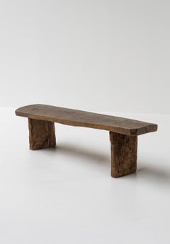 Primitive 20th Century Wabi Sabi Bench, 1950s, France