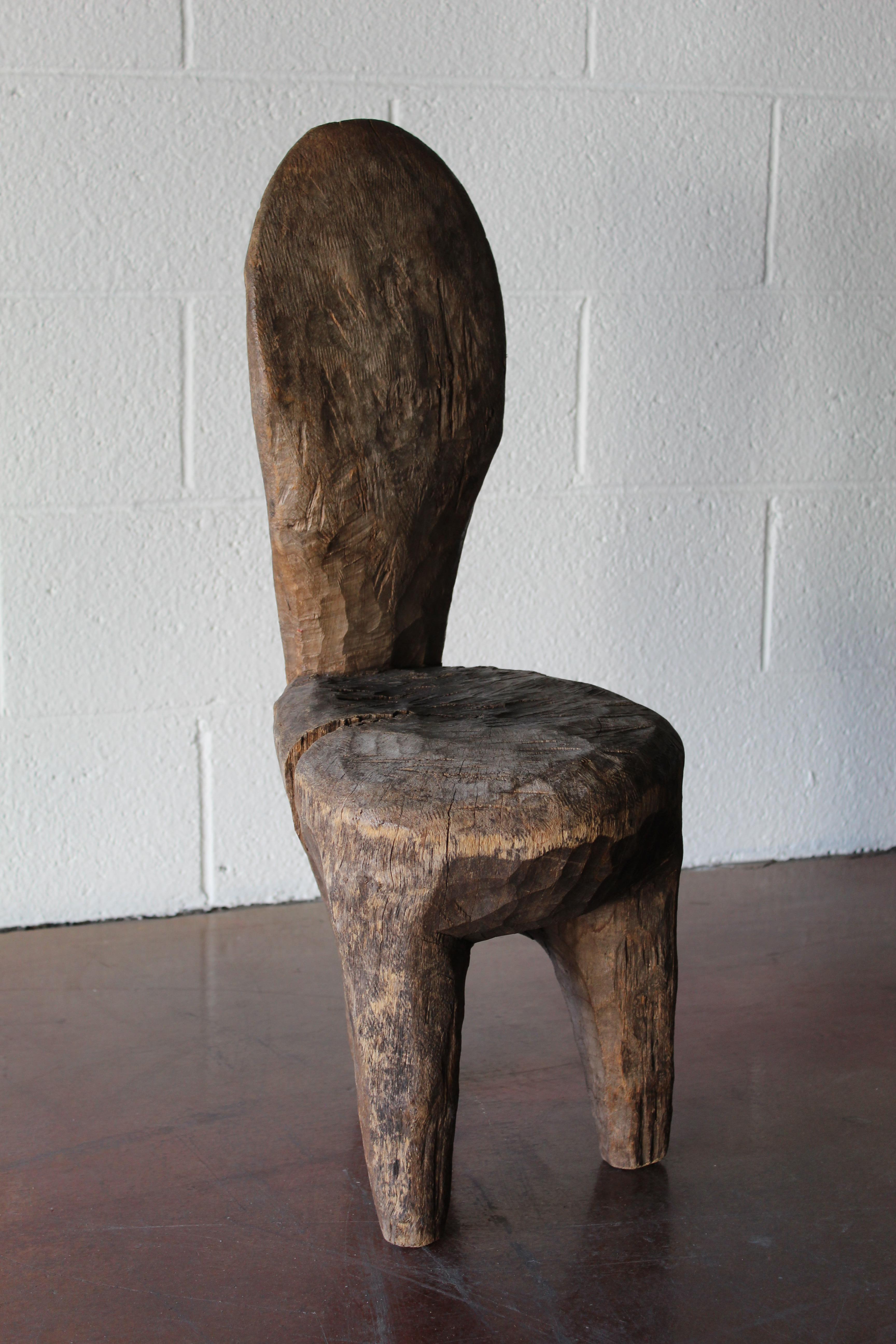 Primitive African Child's Chair In Fair Condition In Scottsdale, AZ