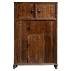 Primitive Alpine Cupboard, France circa 1890