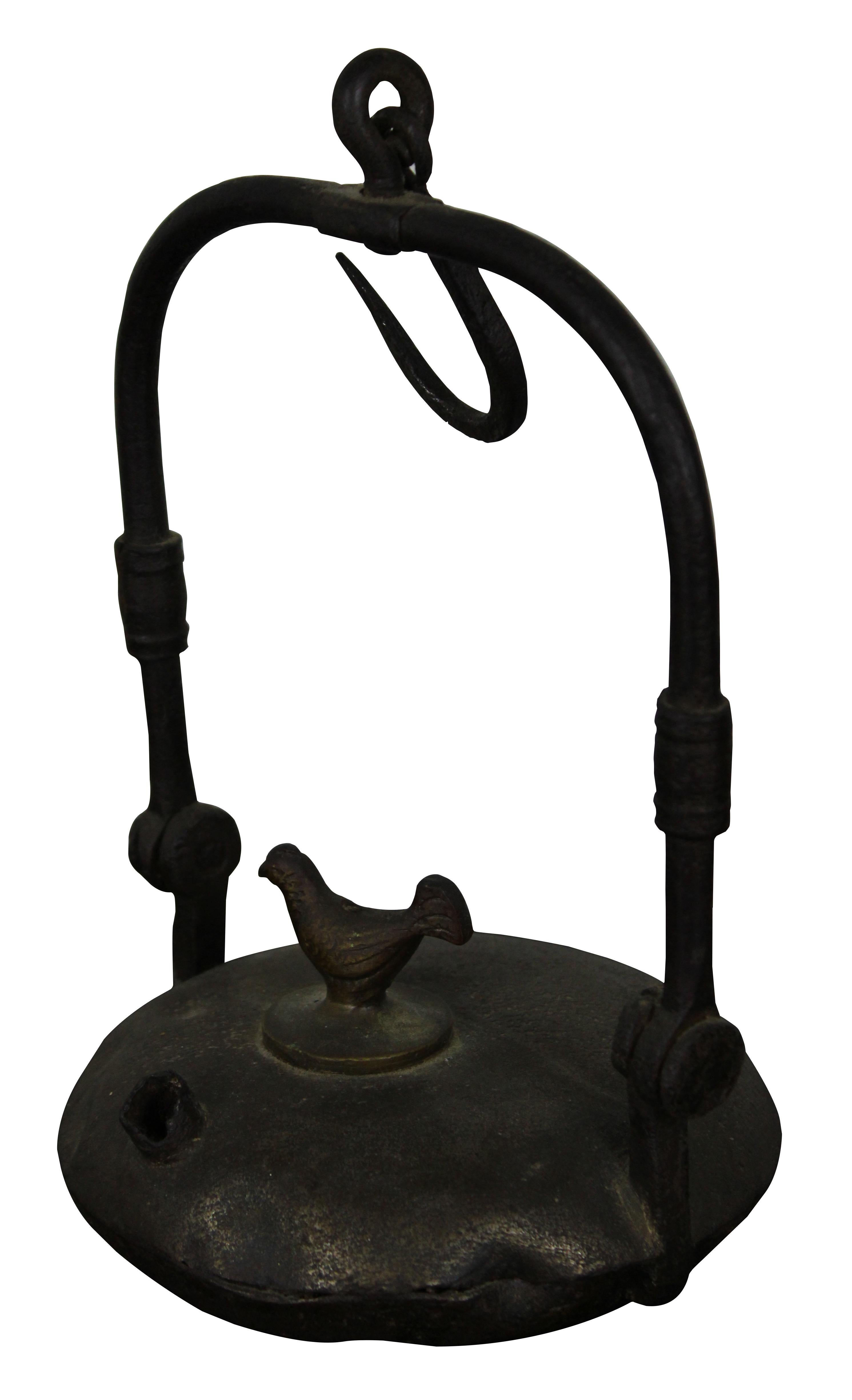 antique whale oil lamp