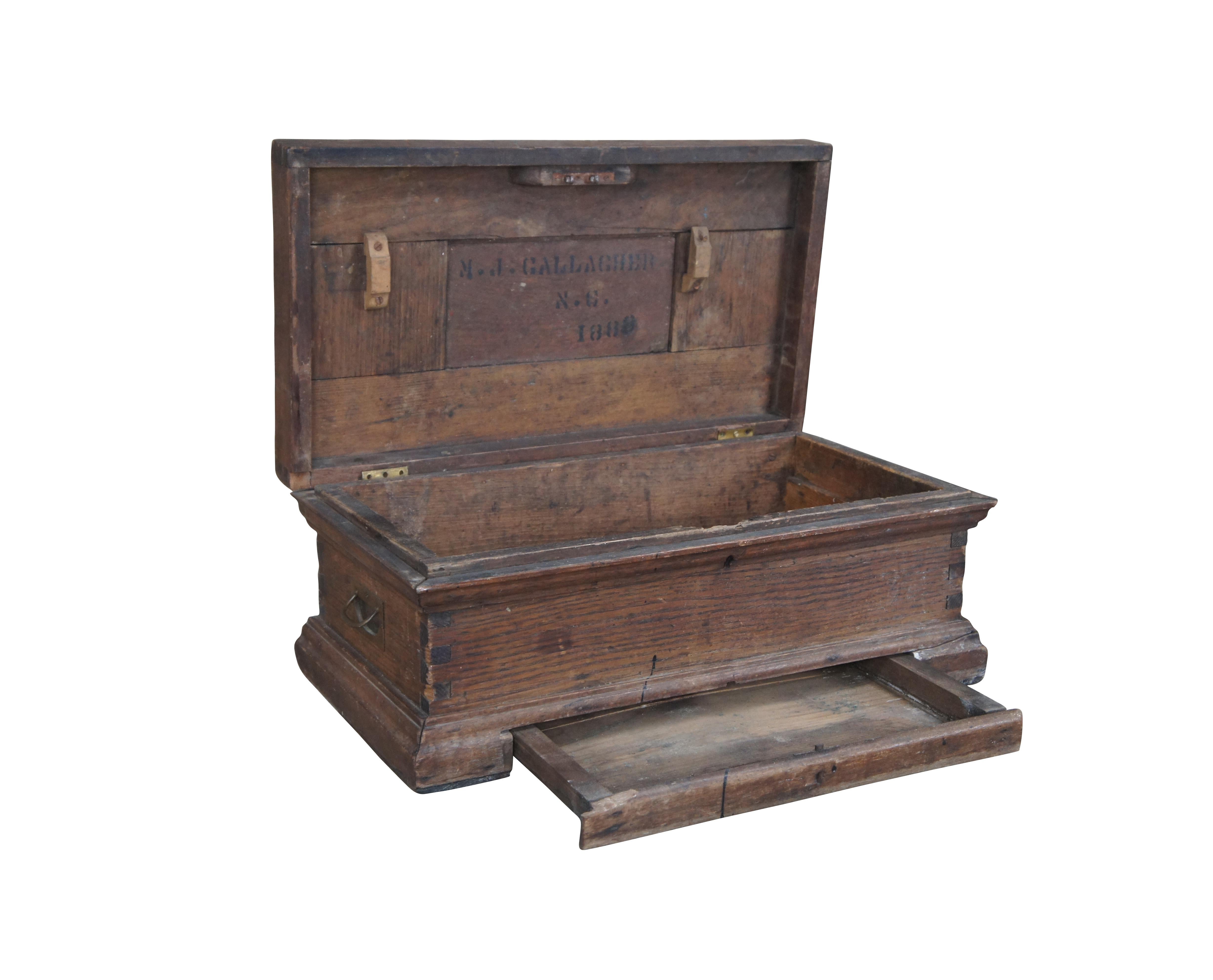 antique carpenters tool chest