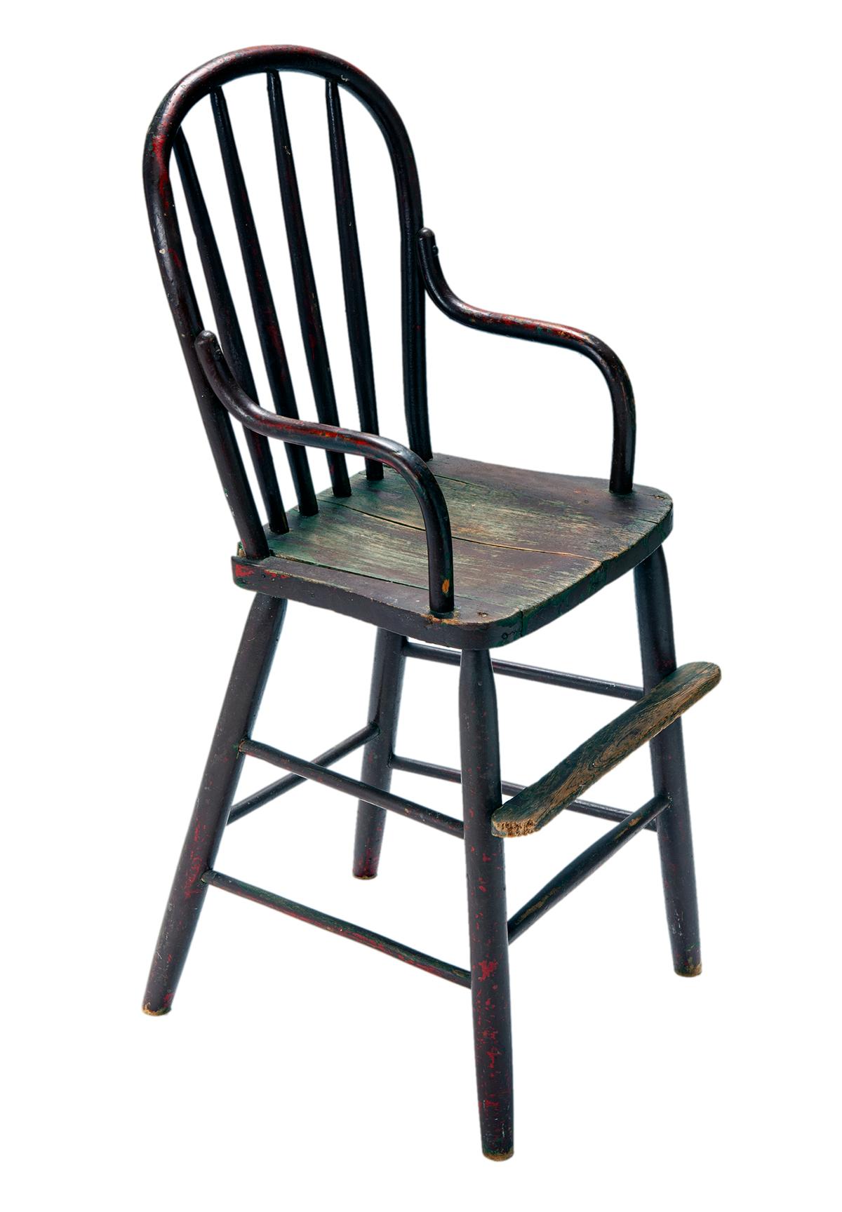 antique wooden high chairs