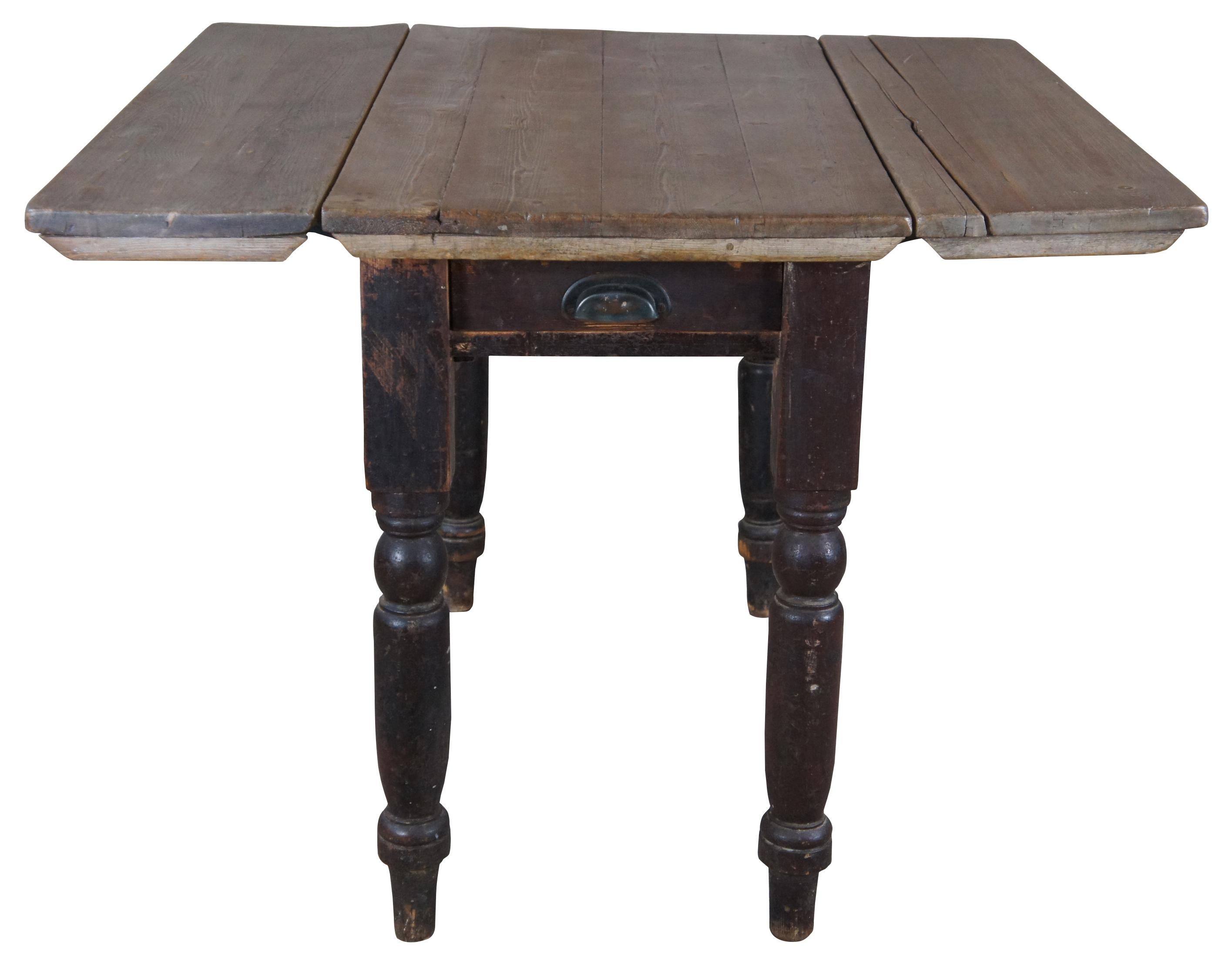 farmhouse drop leaf table