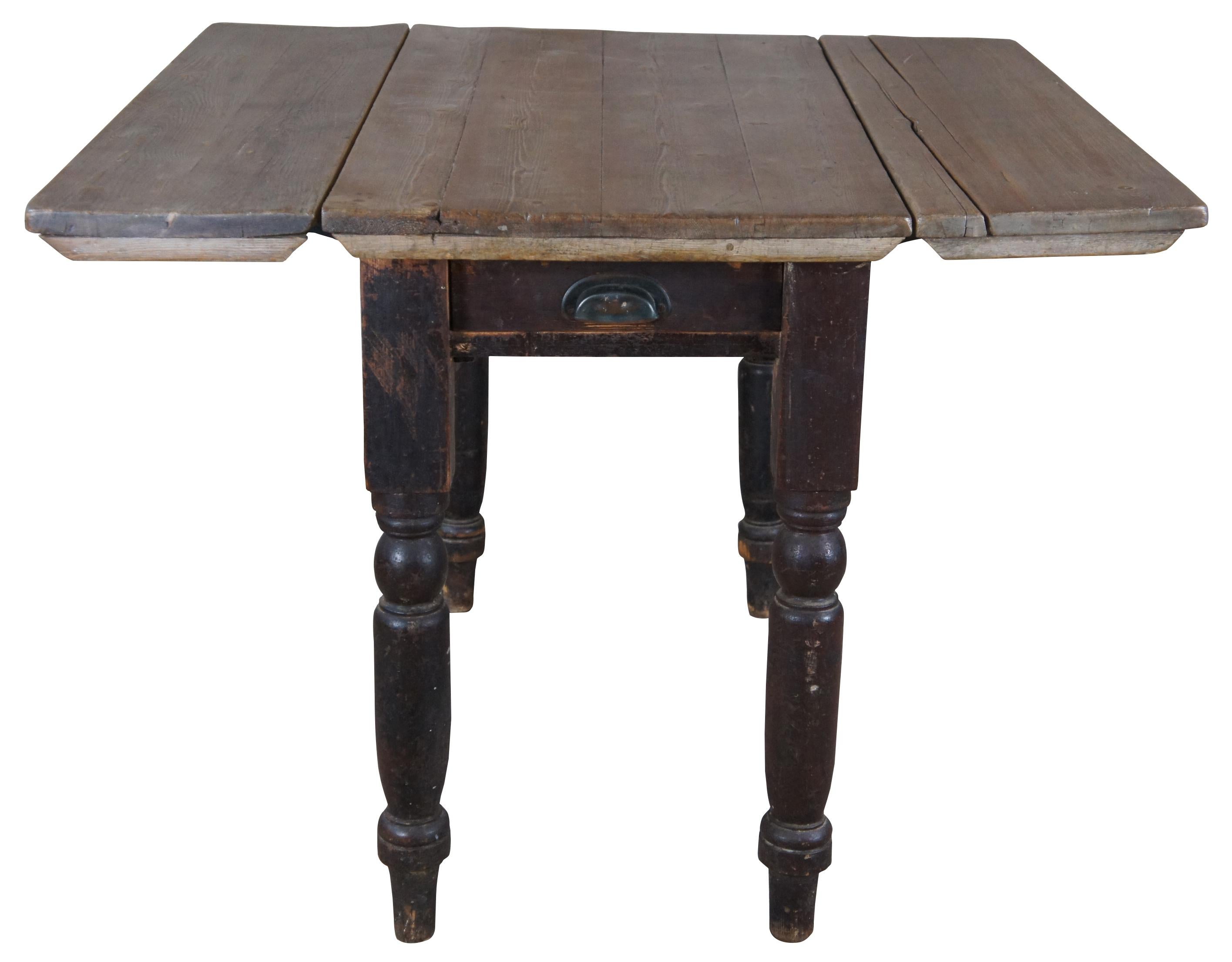 antique drop leaf table styles