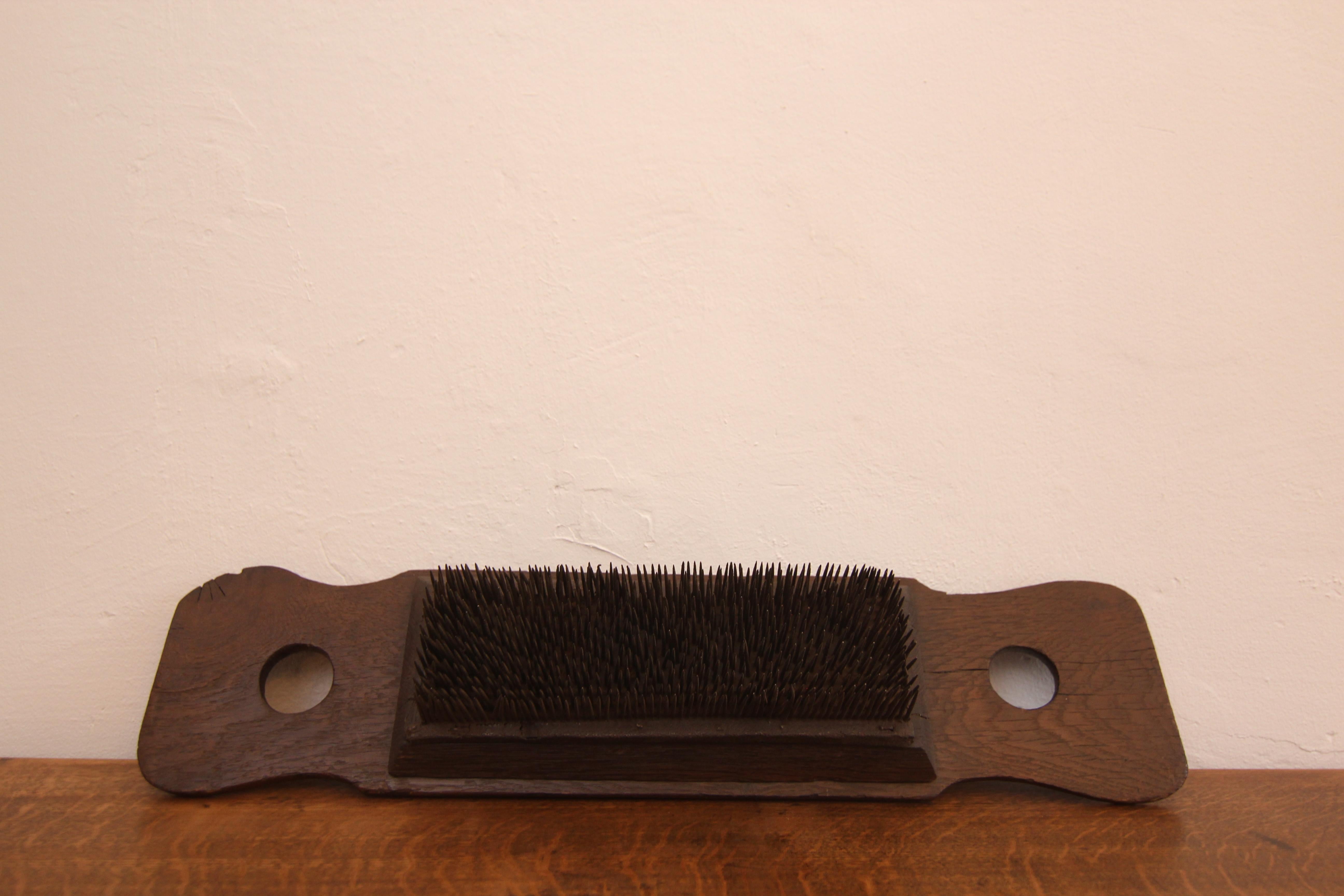 Primitive Antique Flax Comb For Sale 3