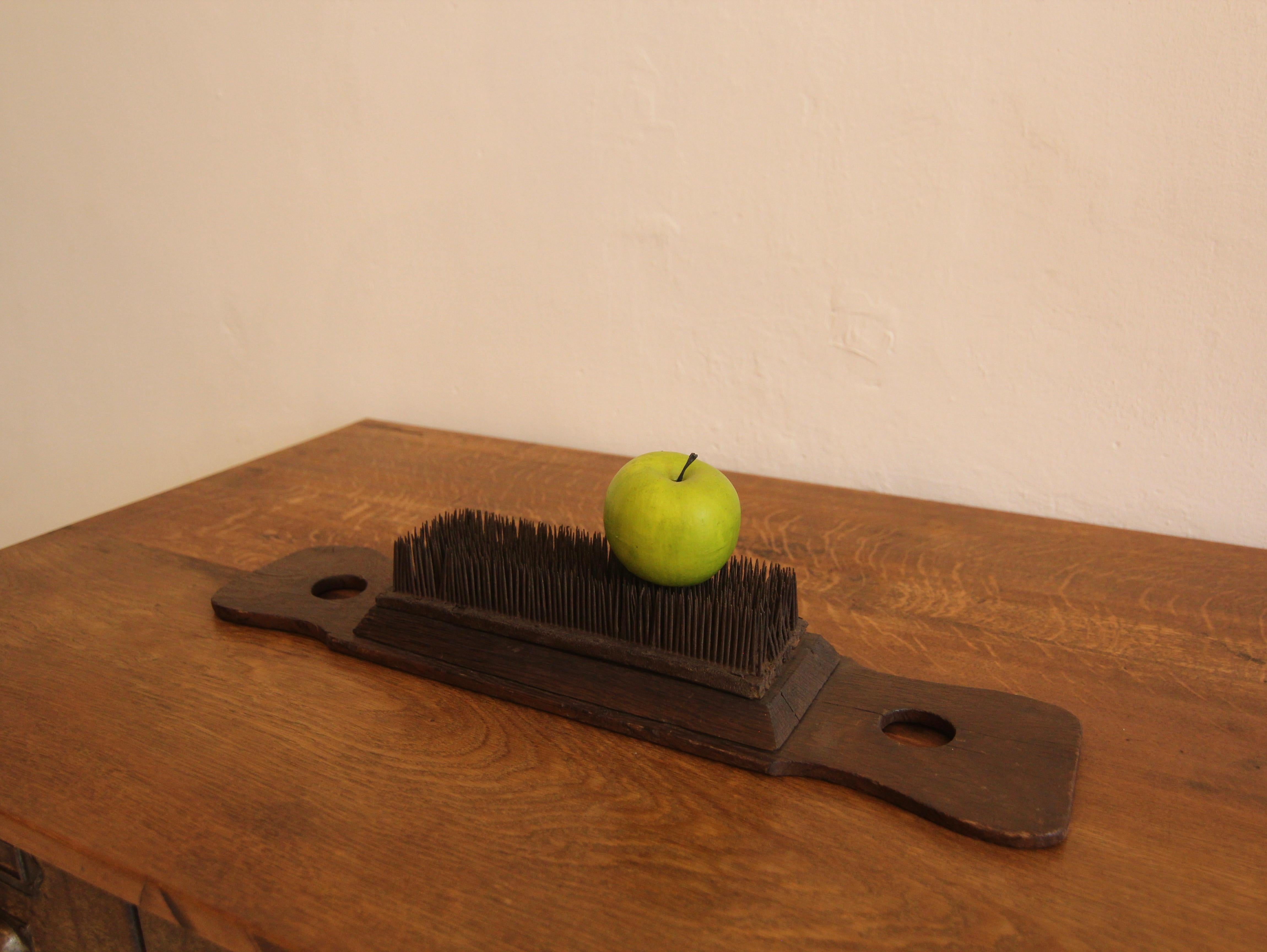 Rustic Primitive Antique Flax Comb For Sale
