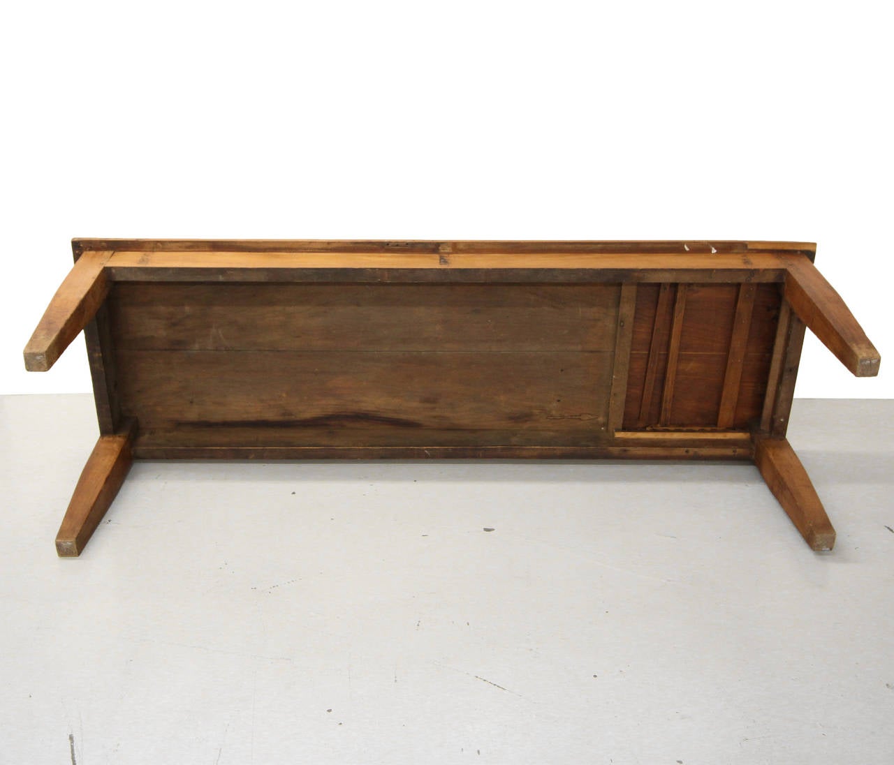 19th Century Primitive Antique Industrial Farmhouse Style Coffee Table