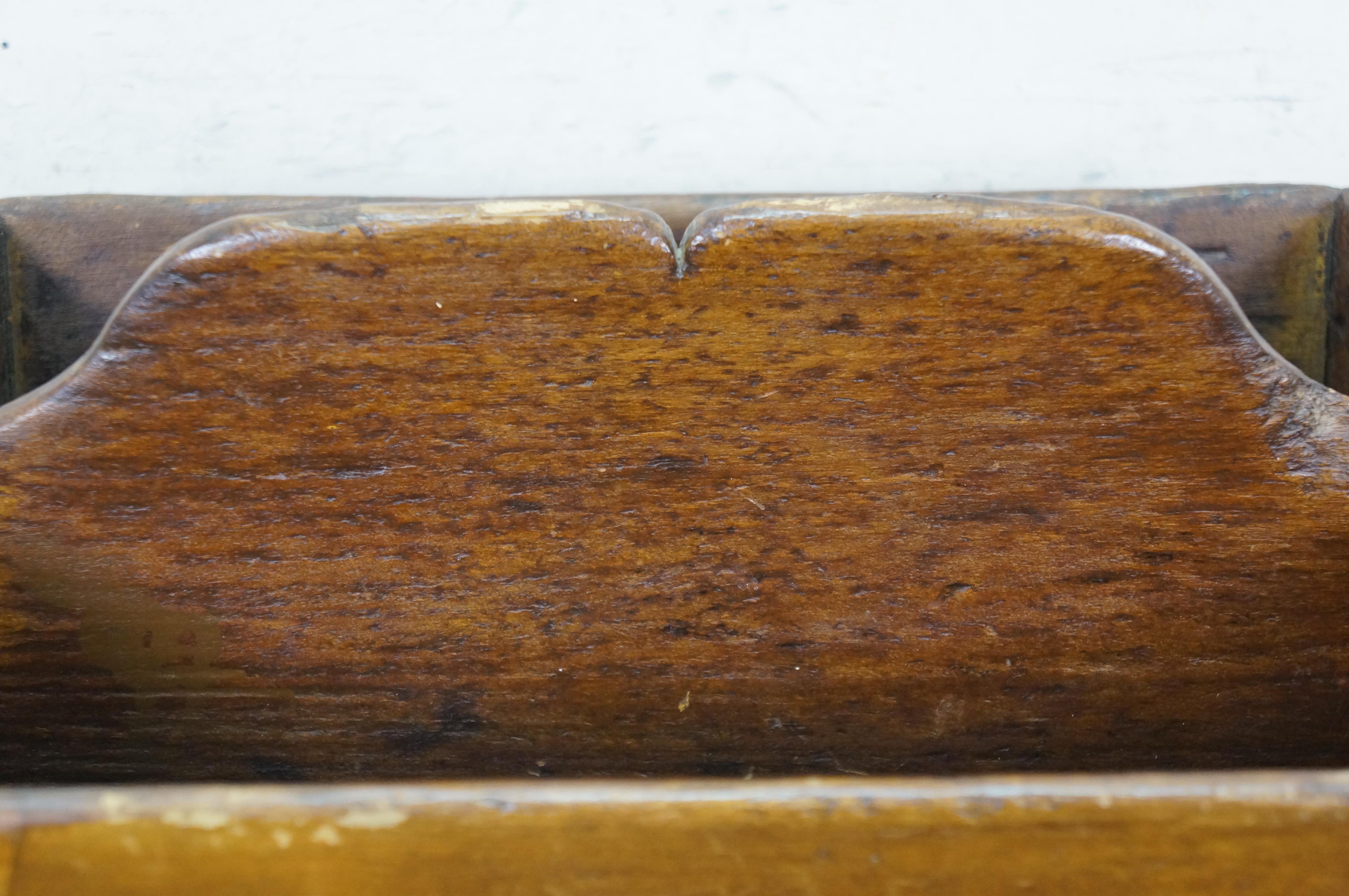 Vassoio portaposate con coda di rondine in Oak Oak, vassoio portacoltelli, cassetta degli attrezzi, 13