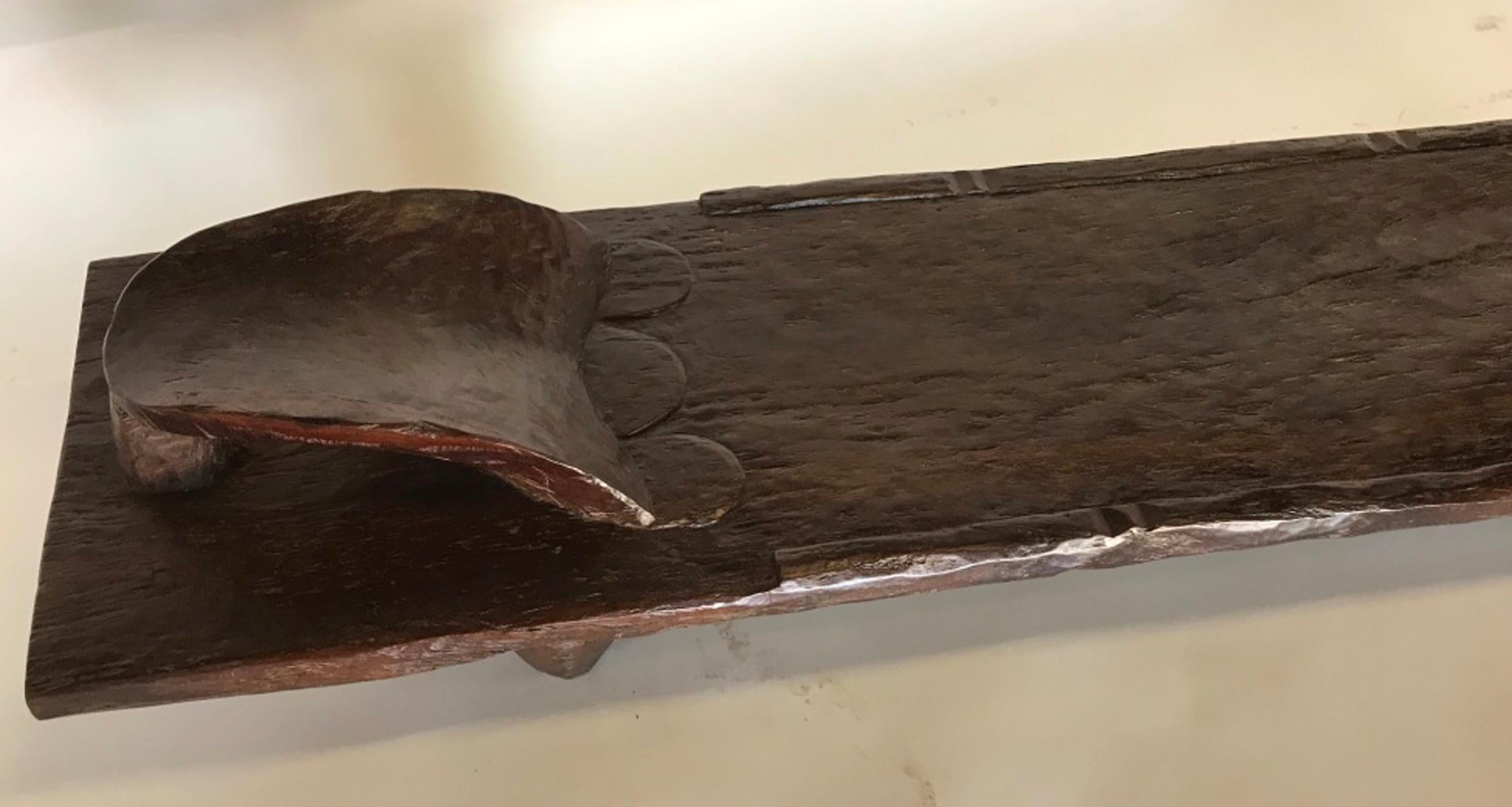 Malian Primitive Antique Senufo Bed with Headrest