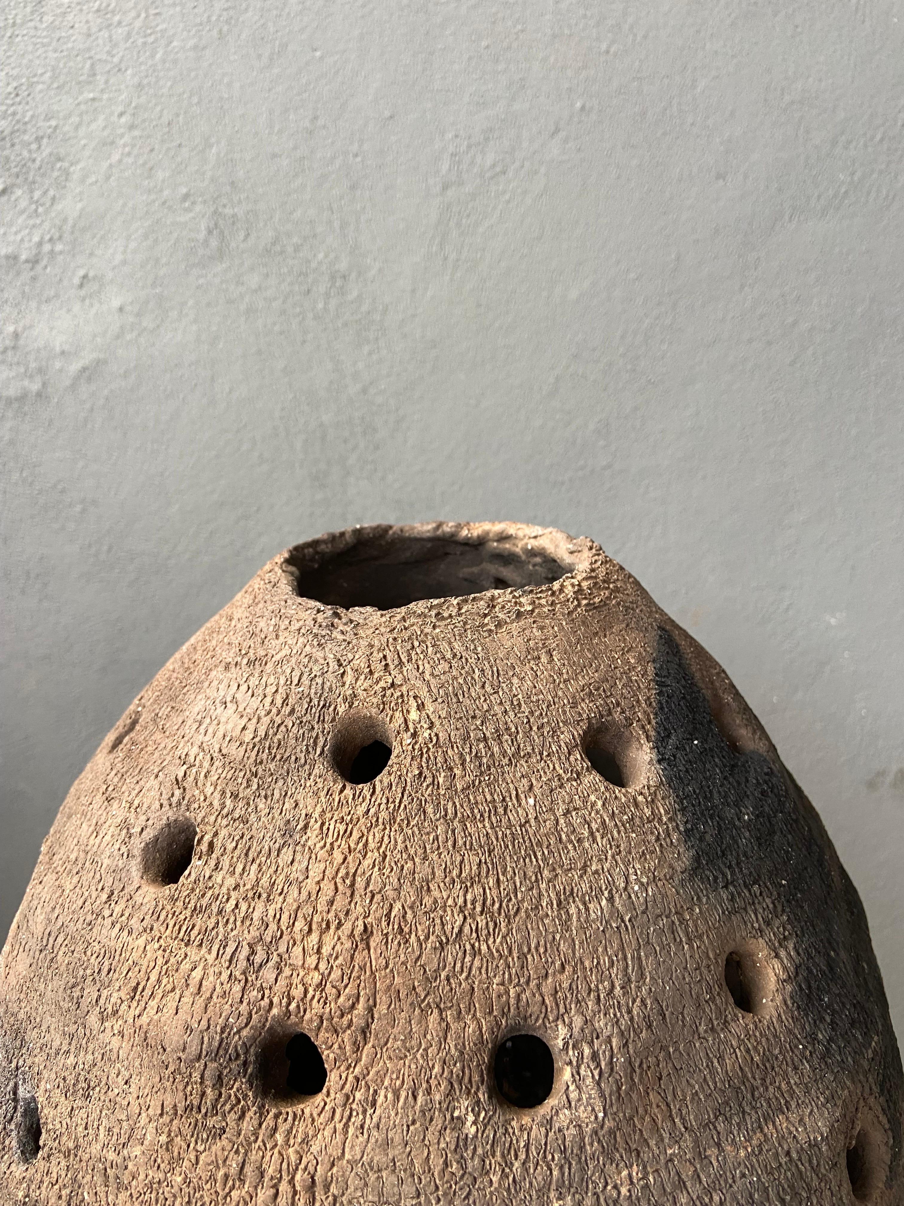 Primitive Beehive Terracotta Heater From Mexico, Circa 1950´s 4