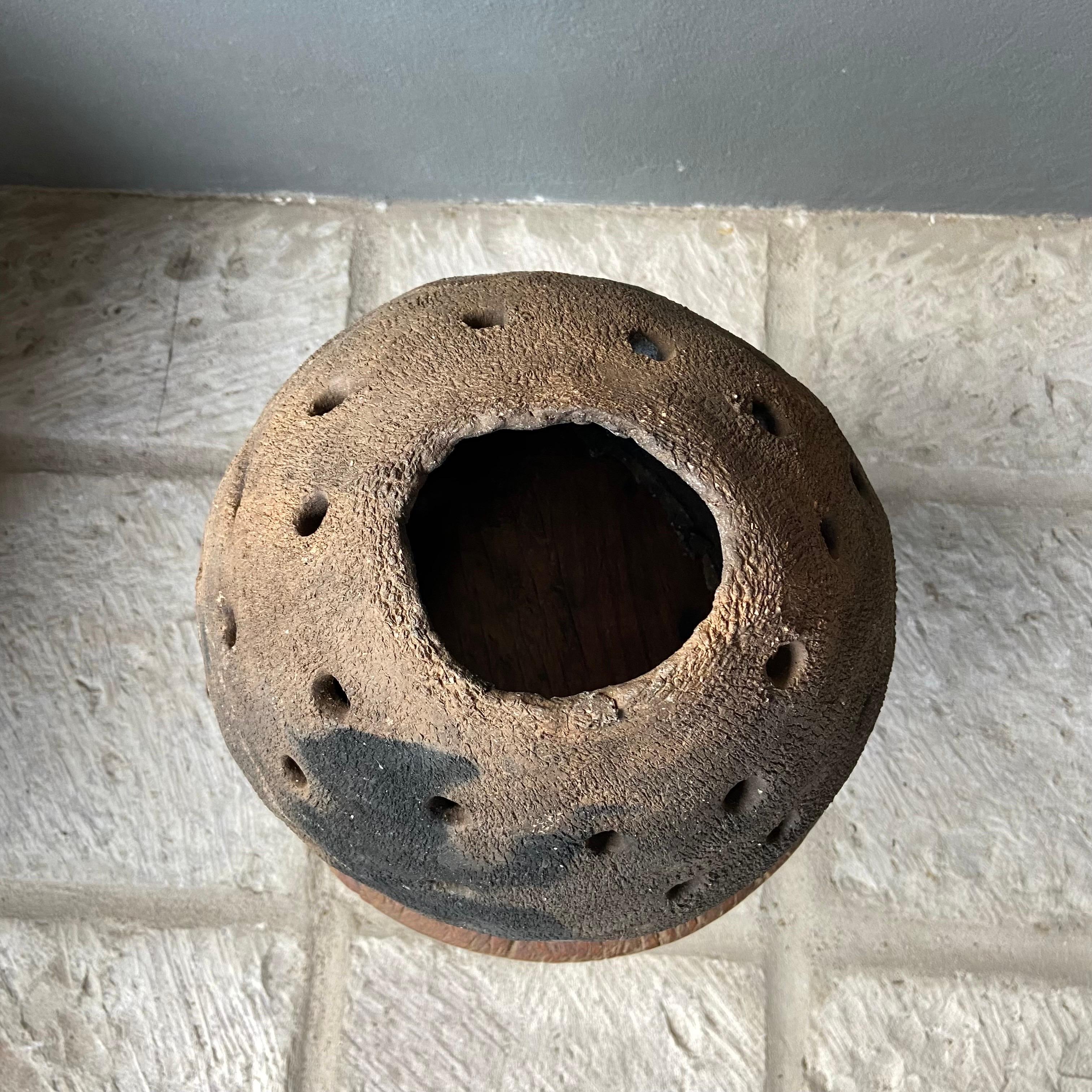 Ceramic Primitive Beehive Terracotta Heater From Mexico, Circa 1950´s