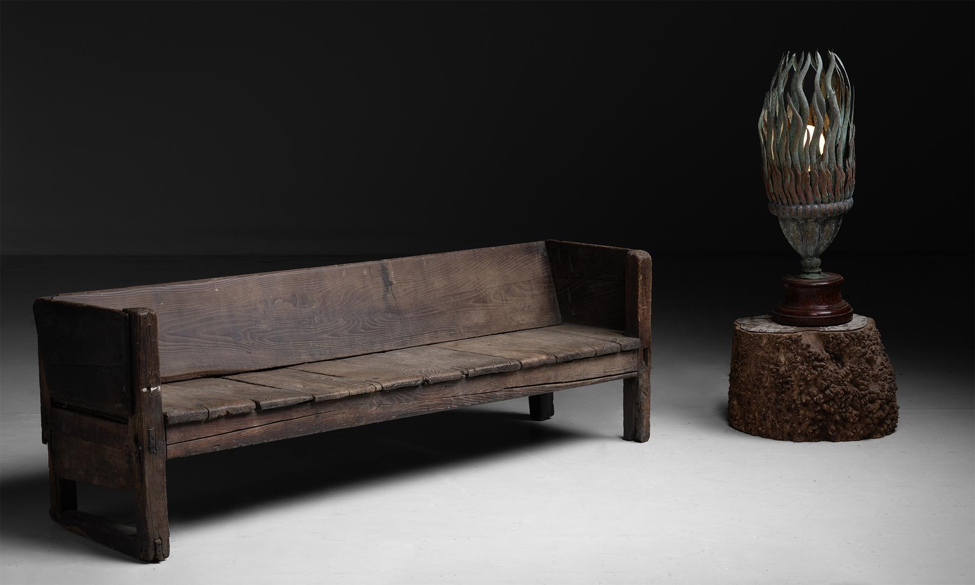 Primitive Bench

Spain circa 1780

Constructed in pine, with beautiful patina.

Measures 77”L x 21.5”d x 25.75”h x 14”seat