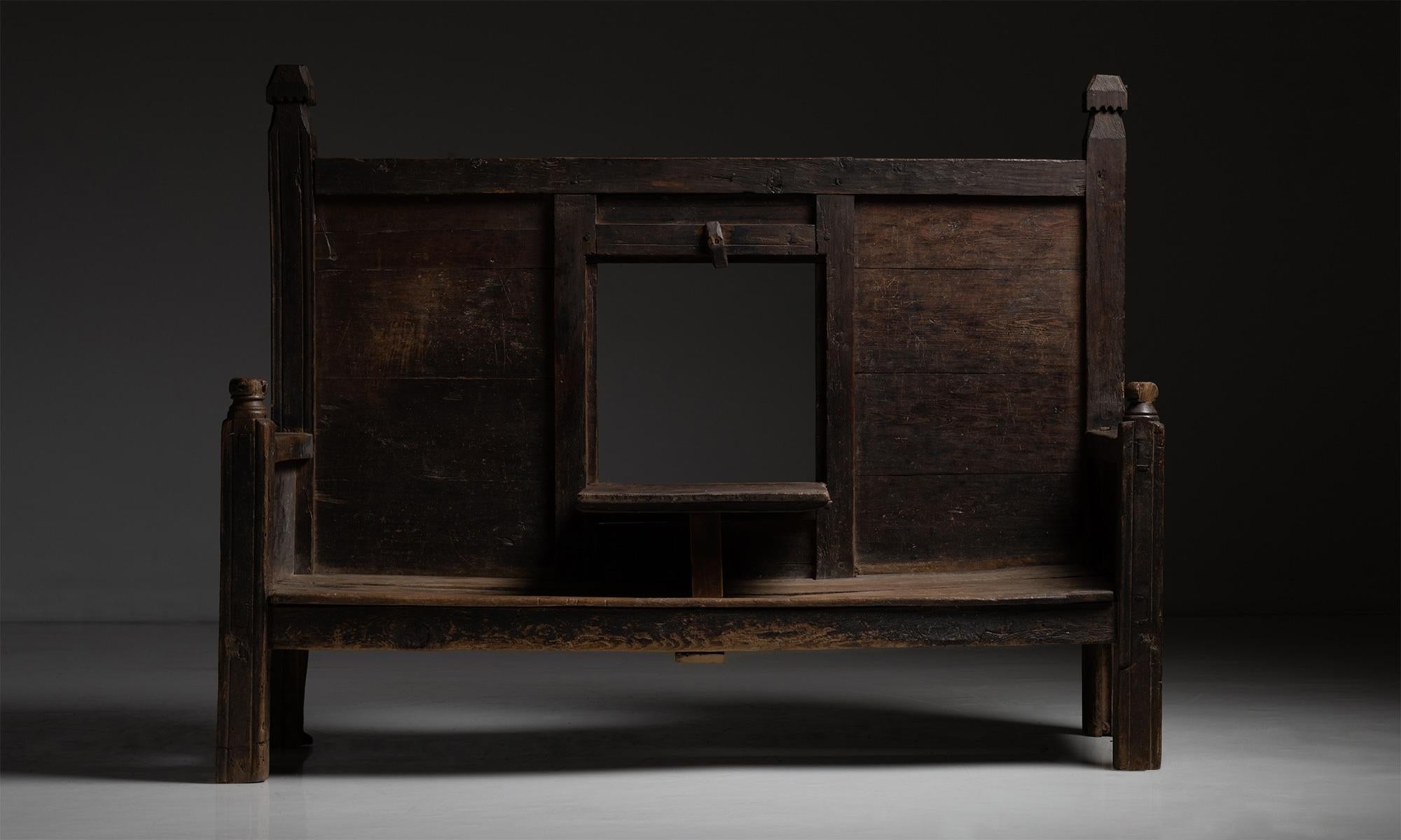 Primitive Bench w/ Table Spain, circa 1690 1