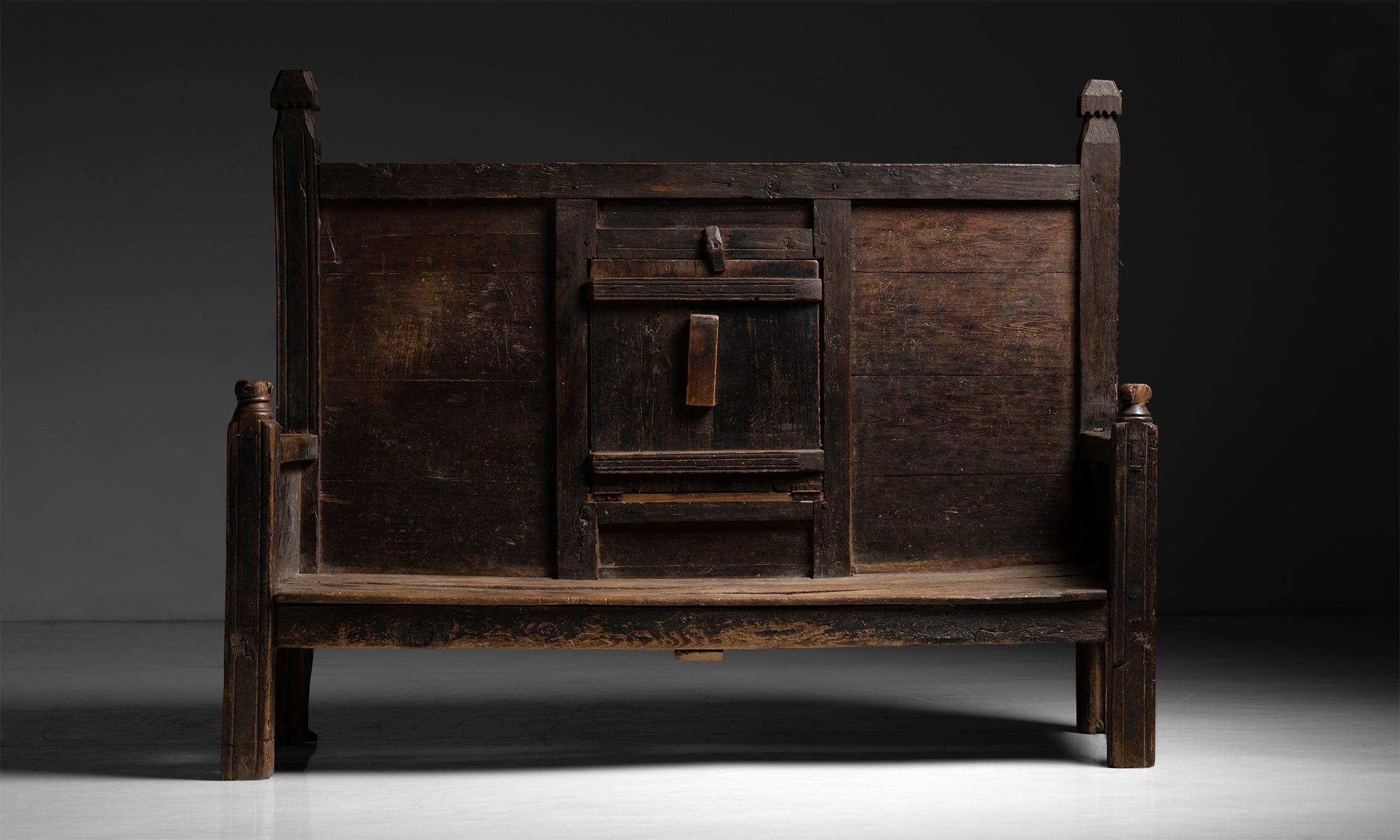 Primitive Bench w/ Table Spain, circa 1690 2