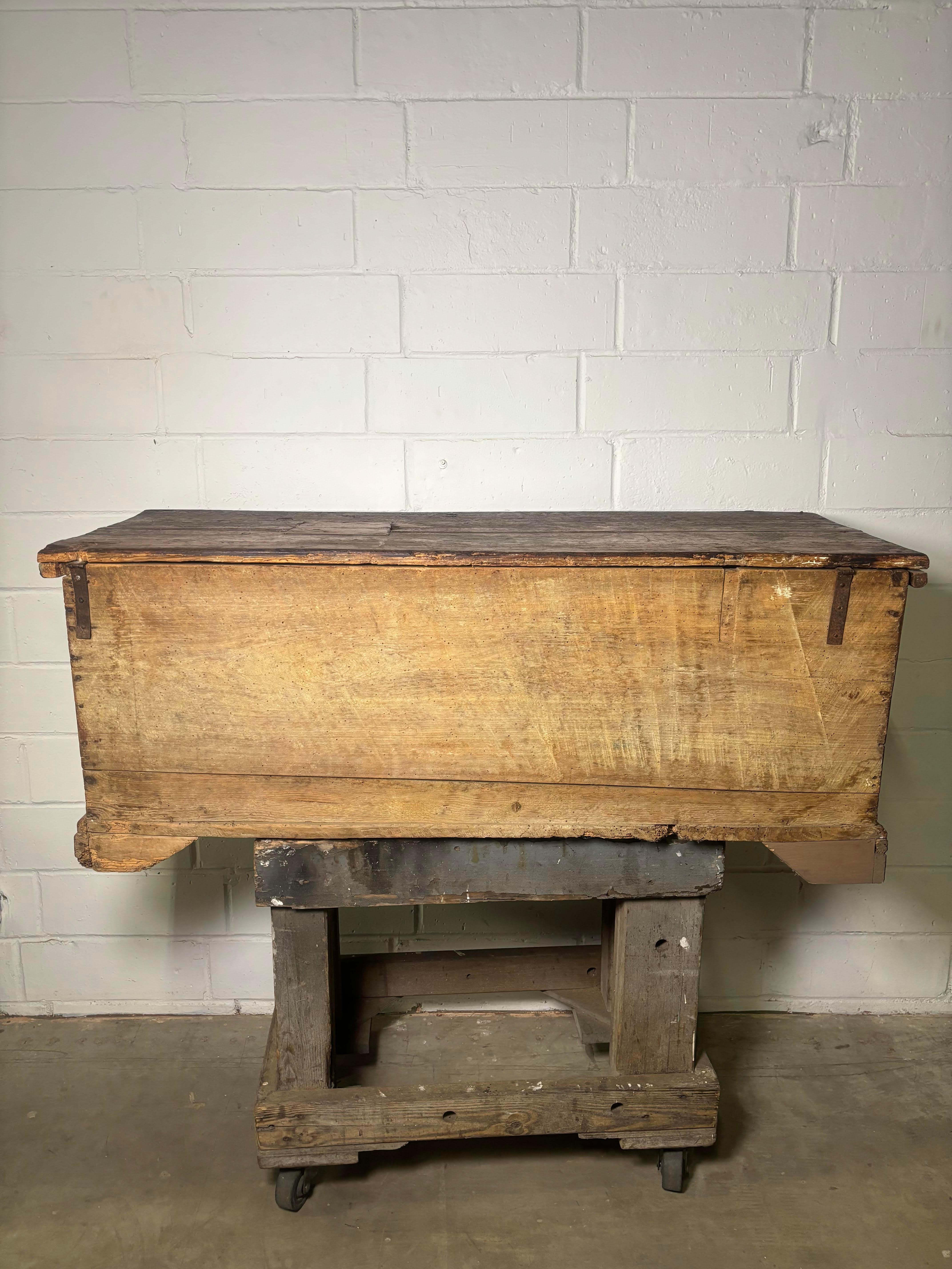 Rustic Blanket Chest For Sale 1