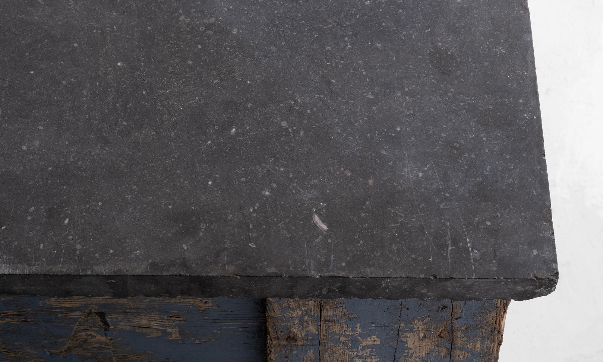 Primitive Blue Stone Coffee Table 3