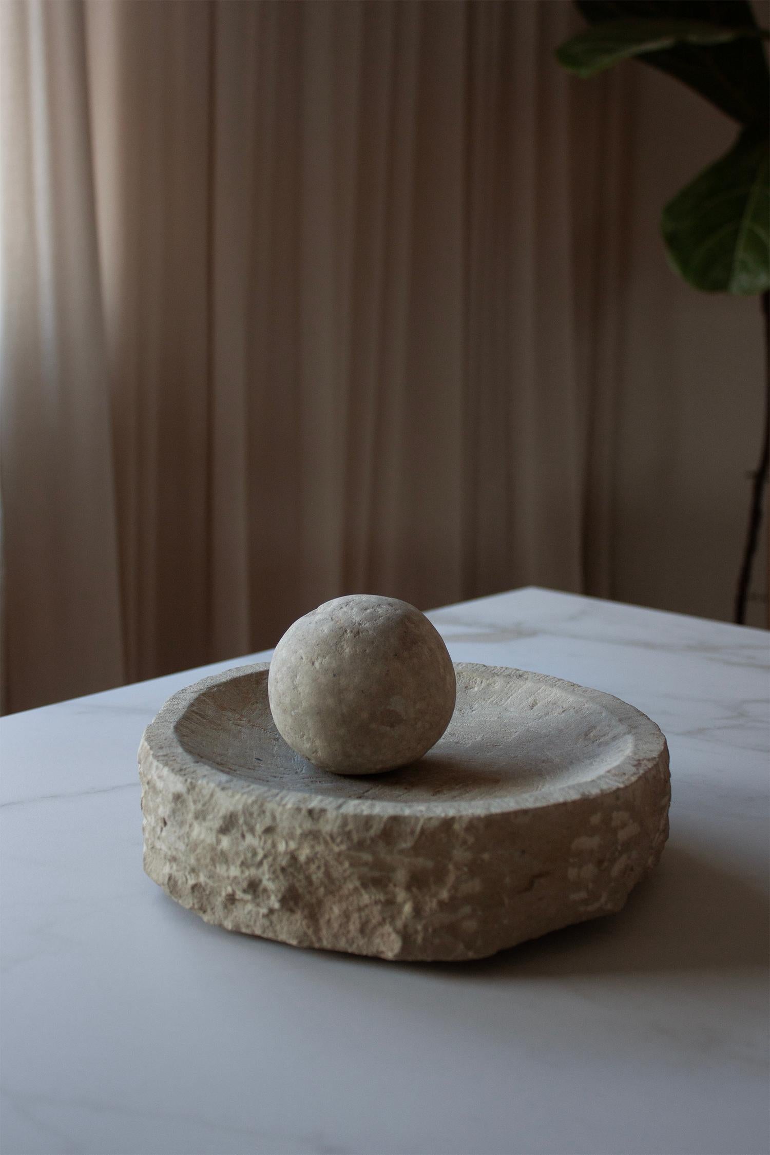 Hand-Carved Primitive Bolivian Hand Carved Stone Grinder