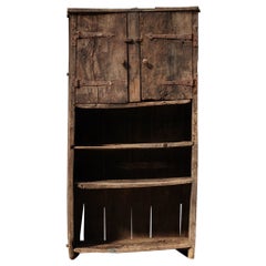Antique Primitive Book Cabinet