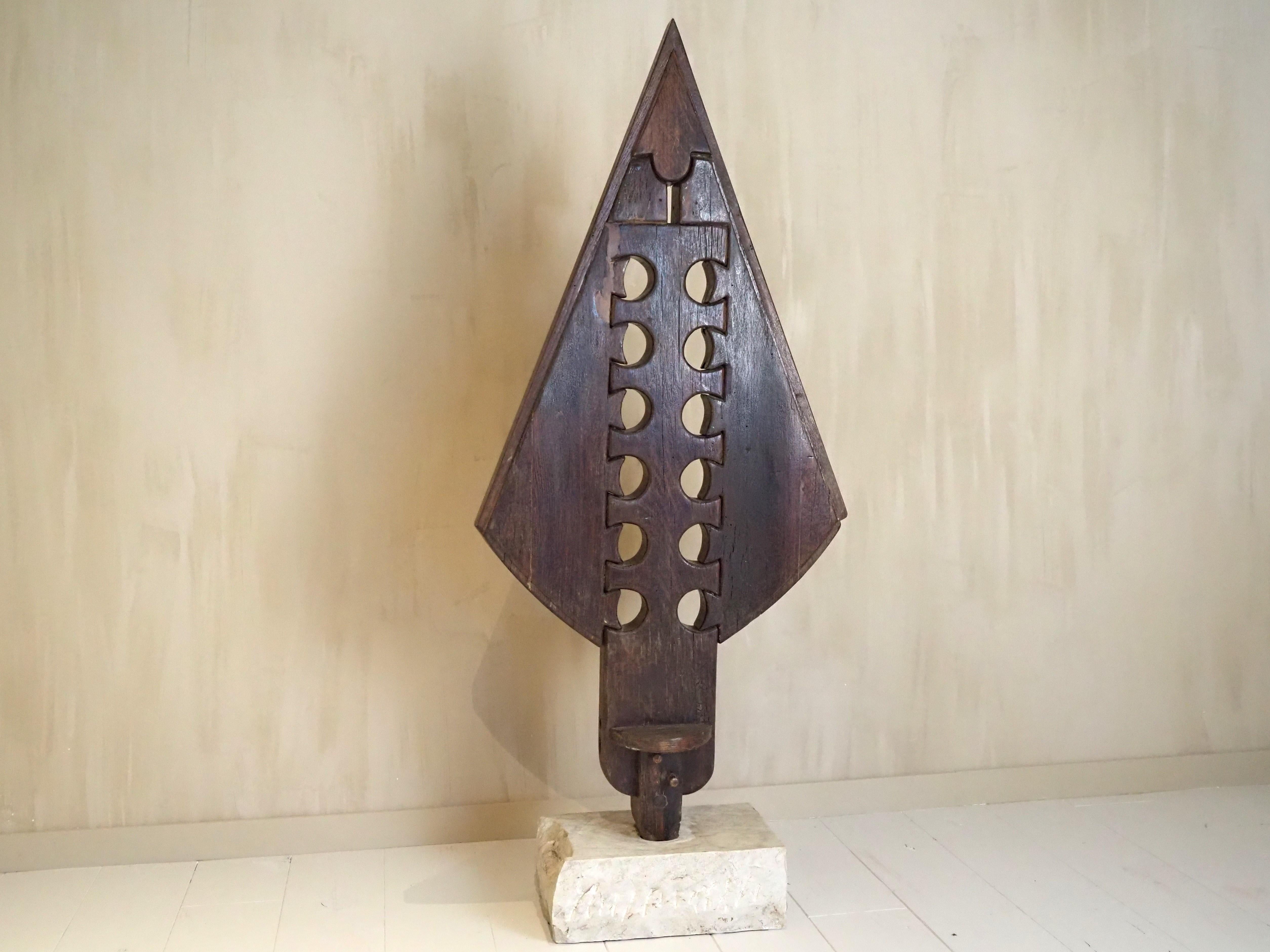 Scultura primitiva brut di Luciano Bertolotto, 1997 in vendita 5