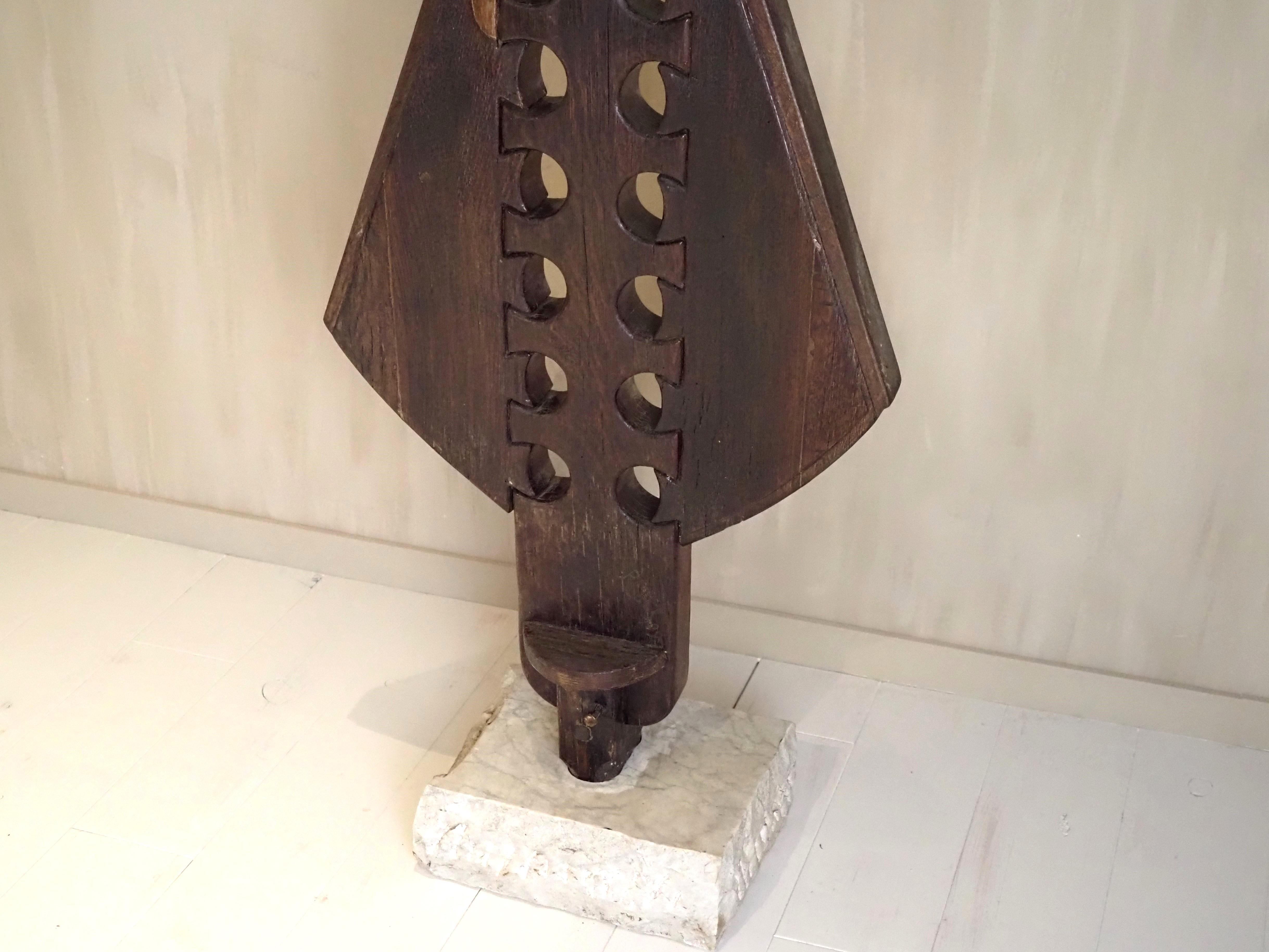 Scultura primitiva brut di Luciano Bertolotto, 1997 in vendita 7