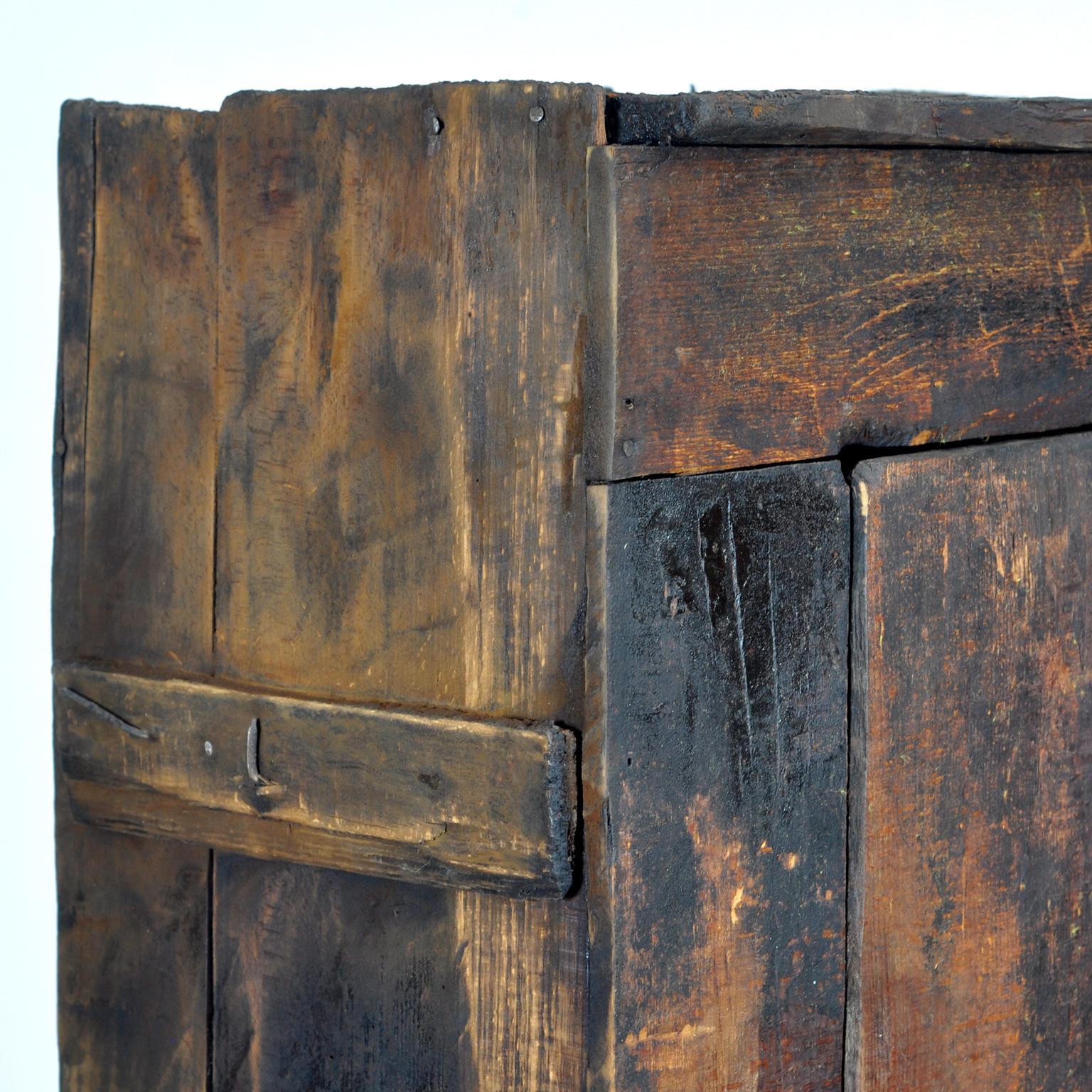 Iron Primitive Cabinet, 1800s For Sale