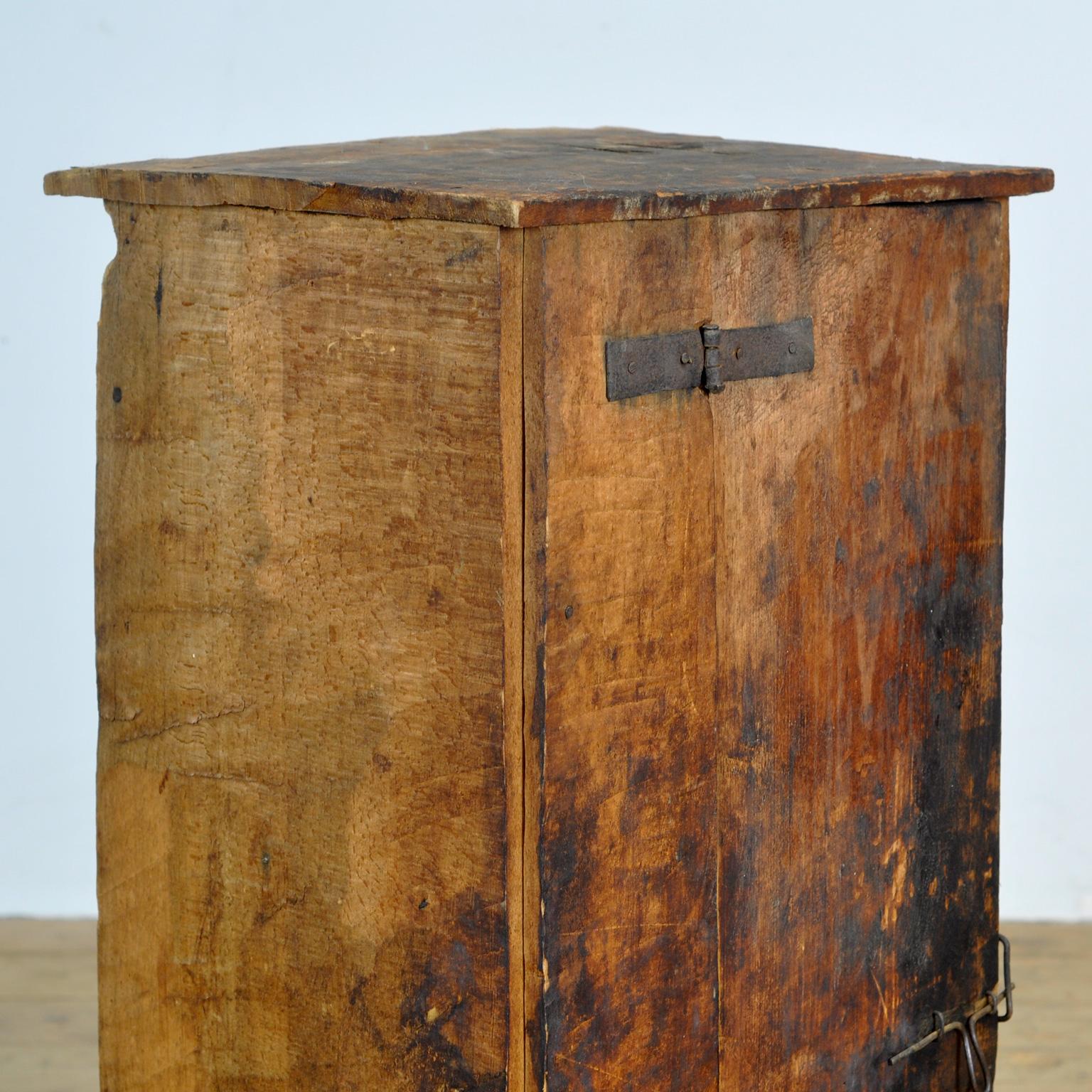 Beech Primitive Cabinet, 1820s