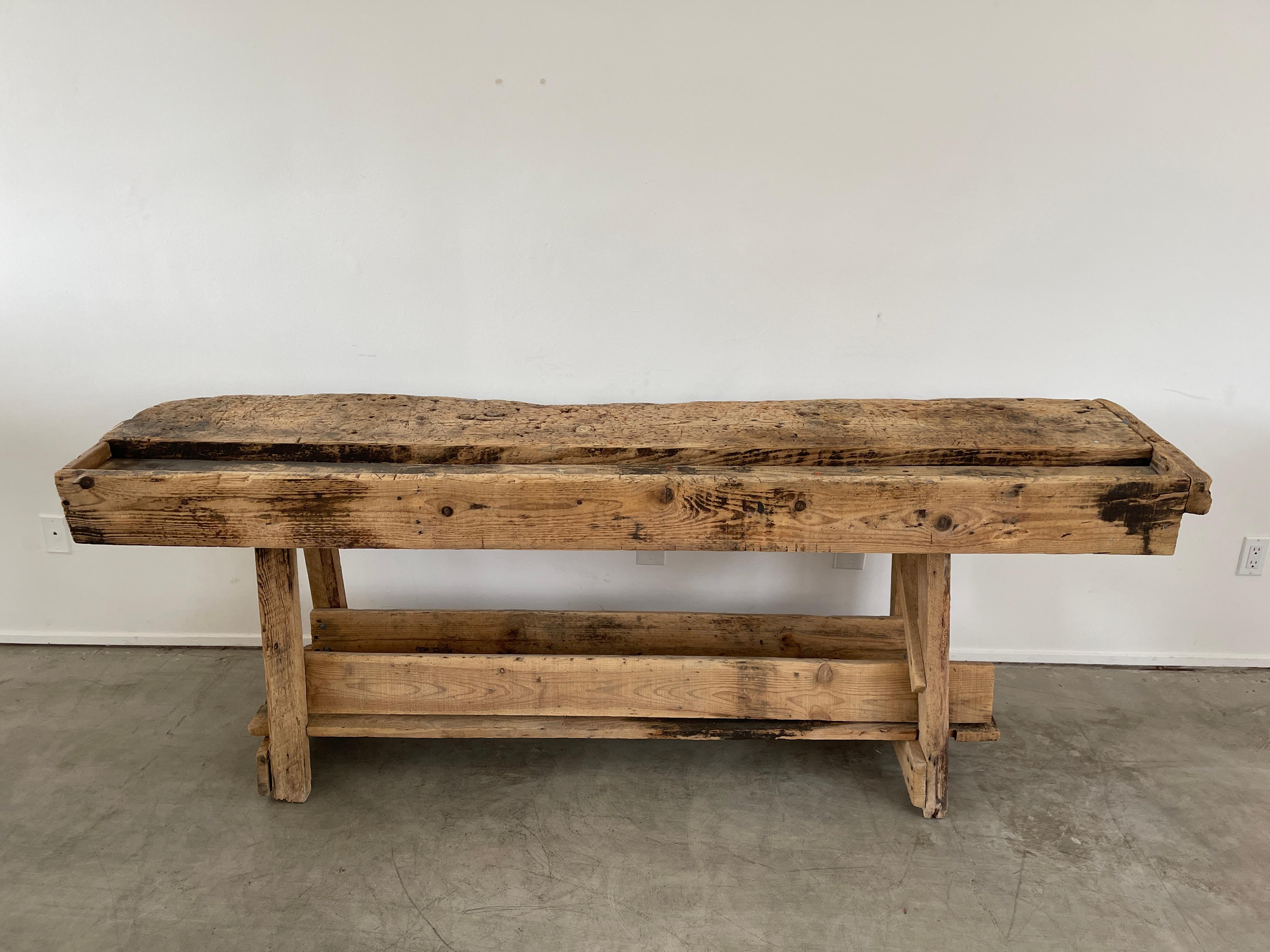 Primitive Carpenter Console For Sale 6