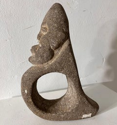 Primitive carved sandstone