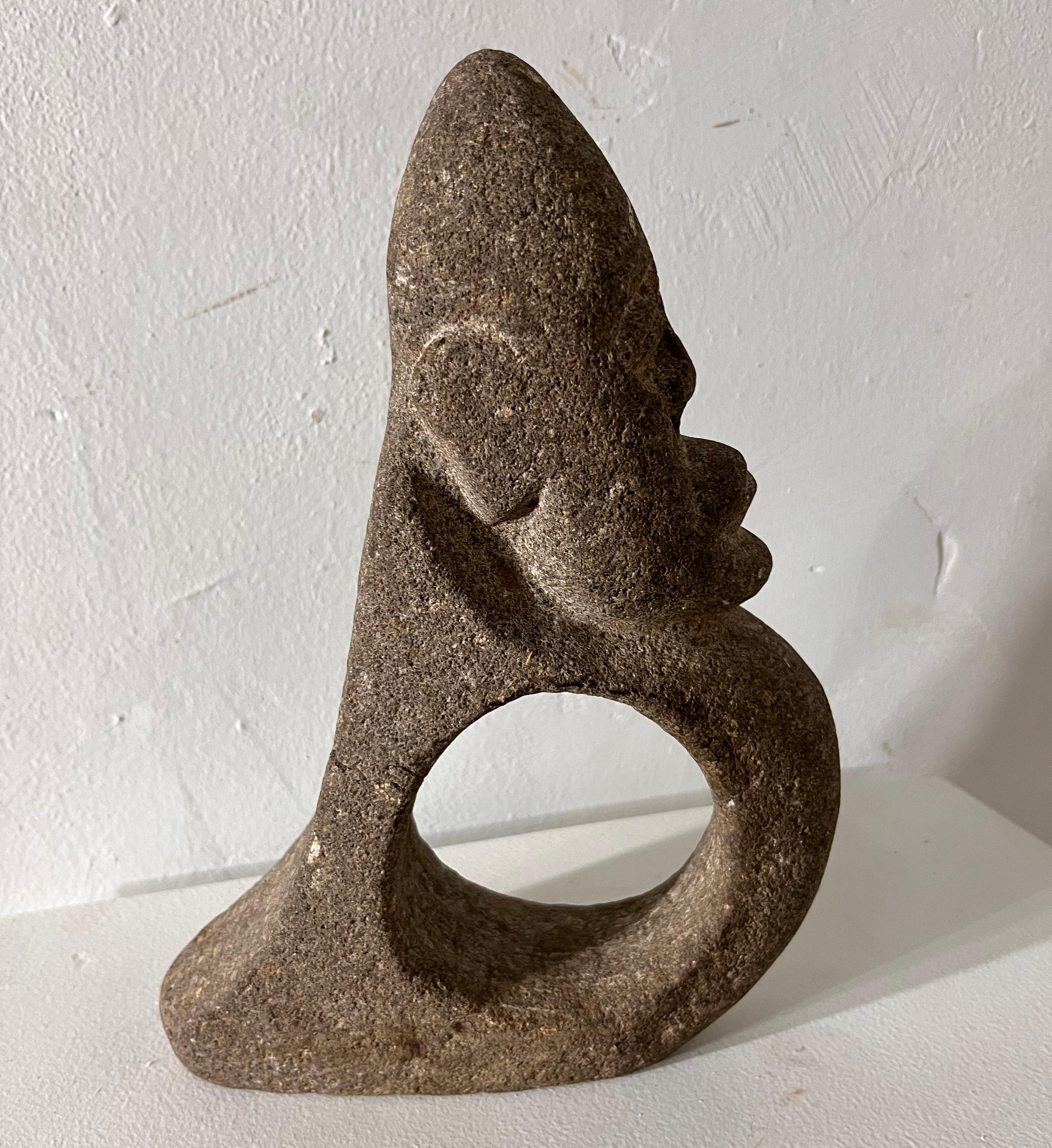 Unknown Primitive carved sandstone For Sale