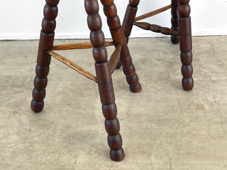 Primitive Carved Stools For Sale 2