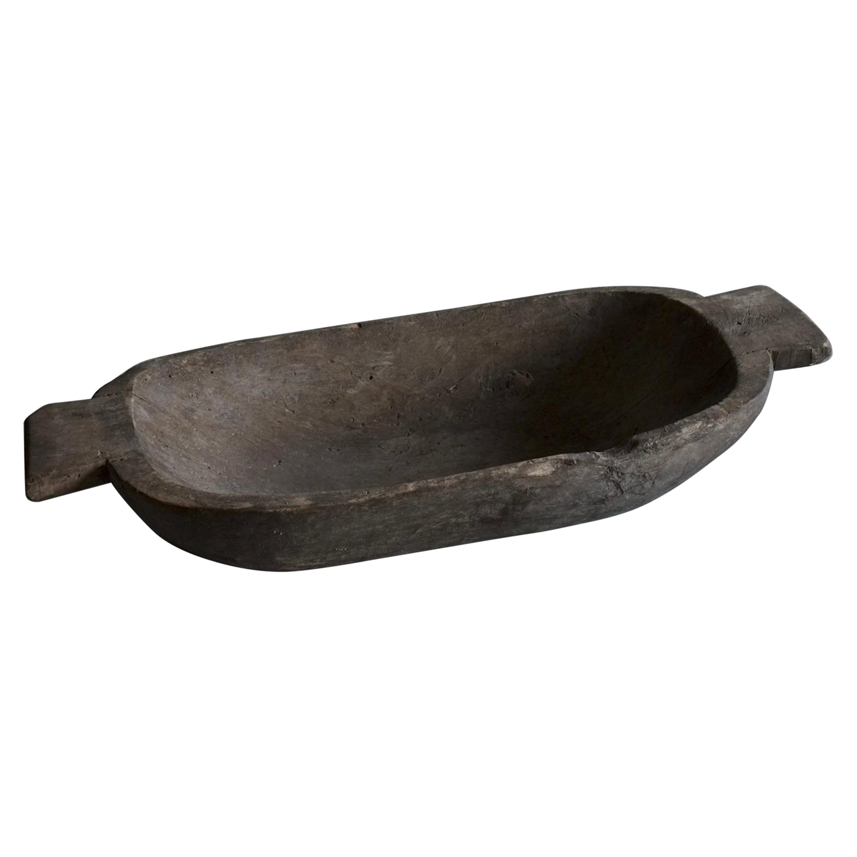 Primitive Carved Wood Bowl #1, 1930s