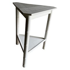 Primitive Carved Wood Side Table, Sweden, 1920s