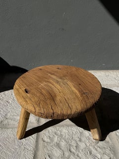 Primitive Cedar Wood Roundtable From Central Yucatan, 1980´s