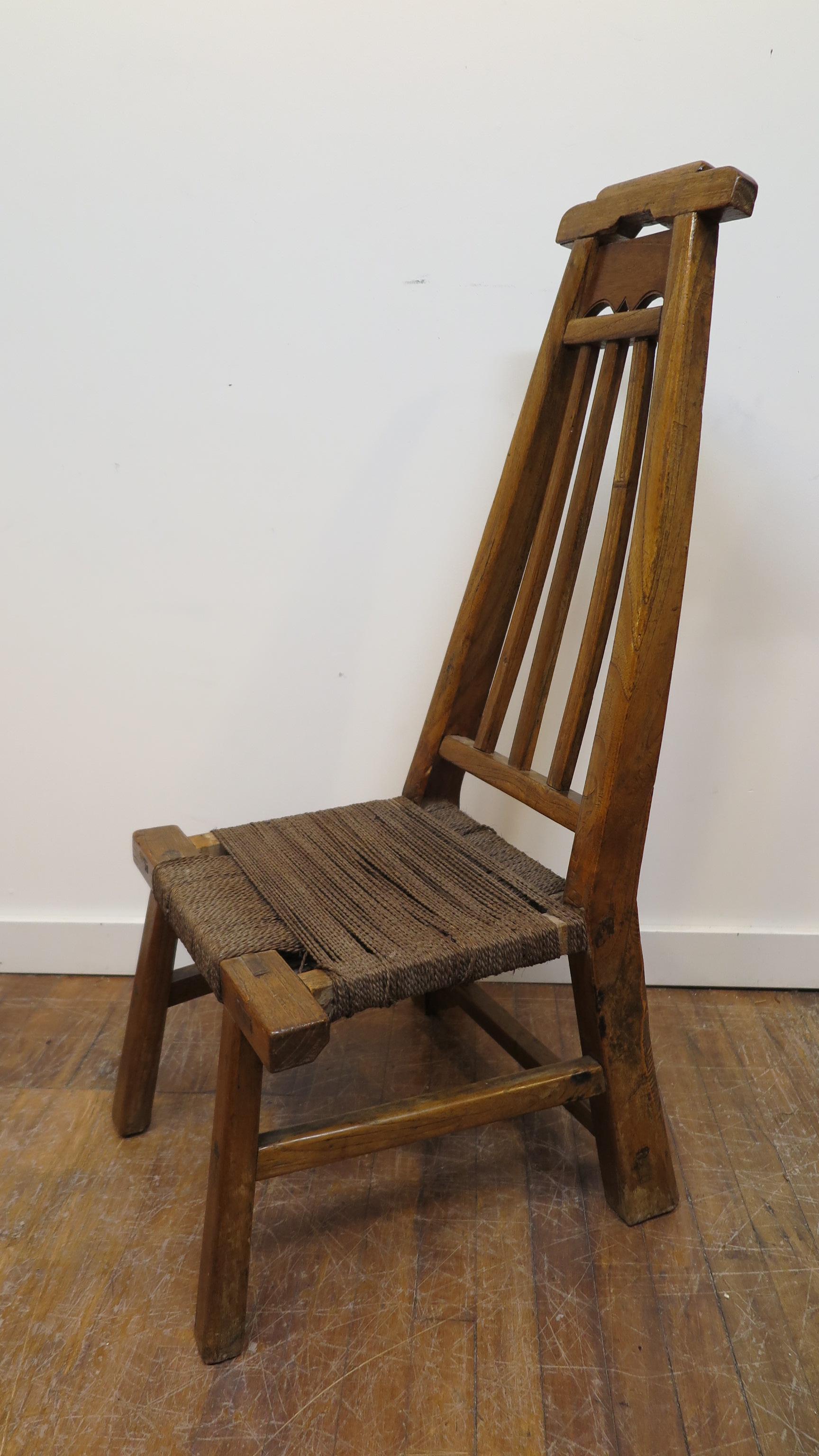 Primitive Chair 19th Century 5
