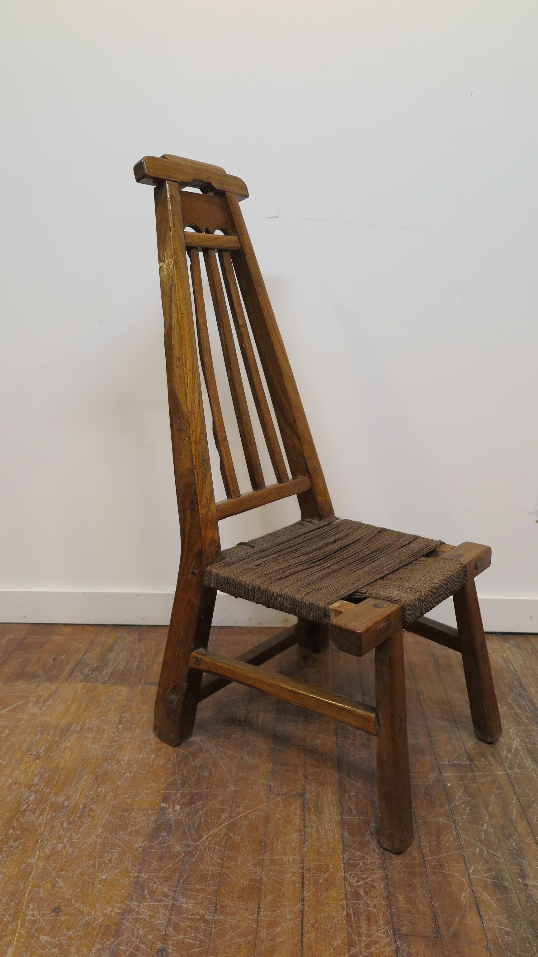 Primitive Chair 19th Century 6