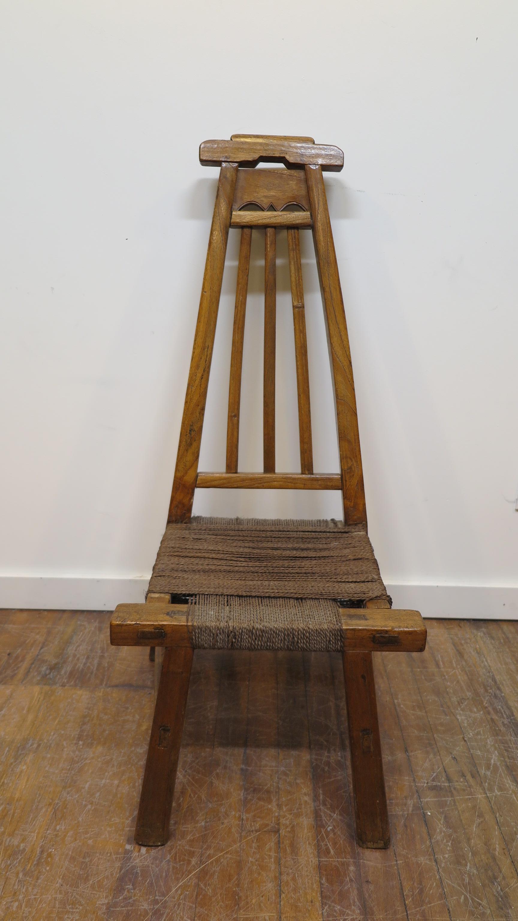 Primitive Chair 19th Century im Zustand „Gut“ in New York, NY