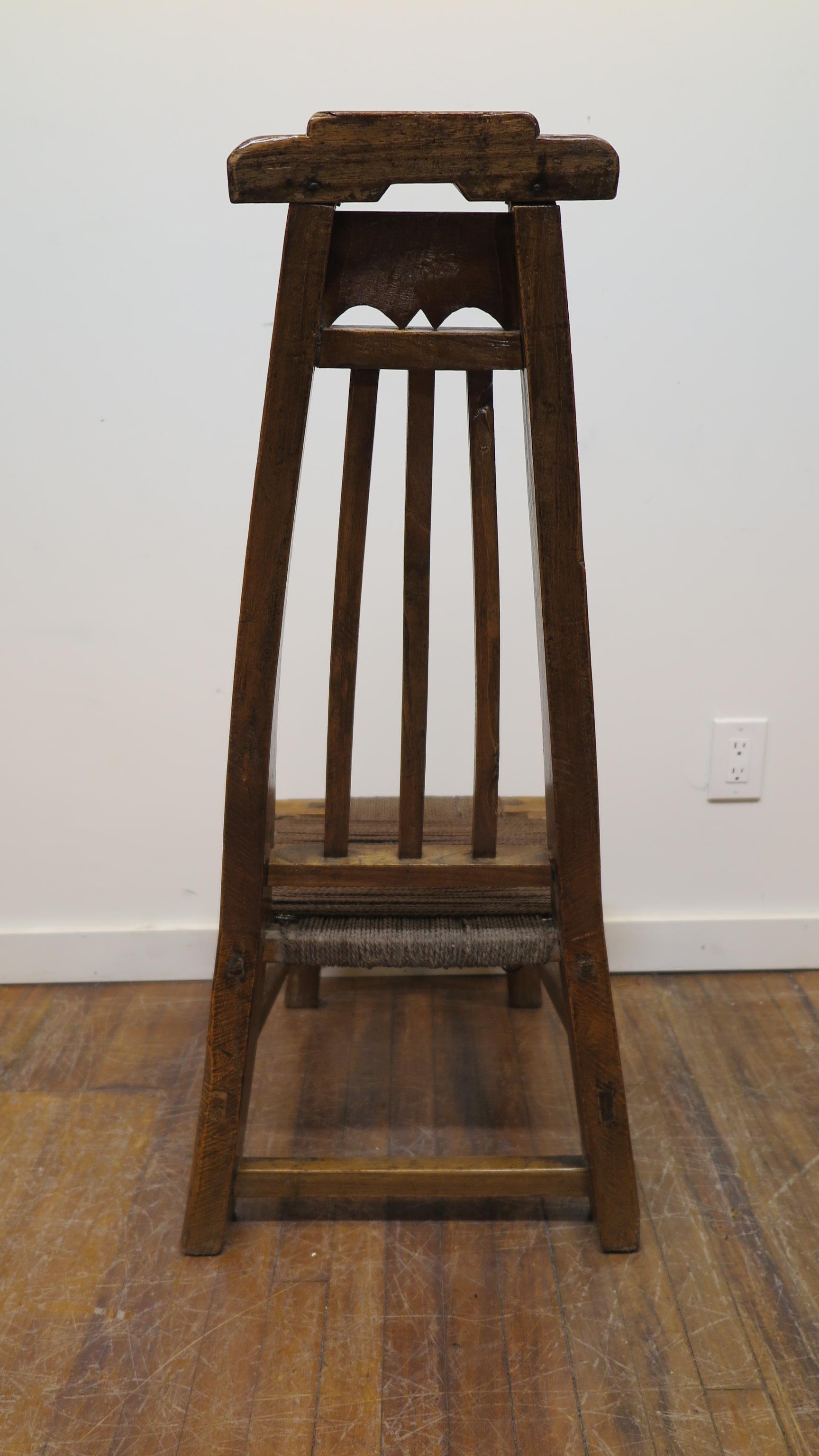 Late 19th Century Primitive Chair 19th Century