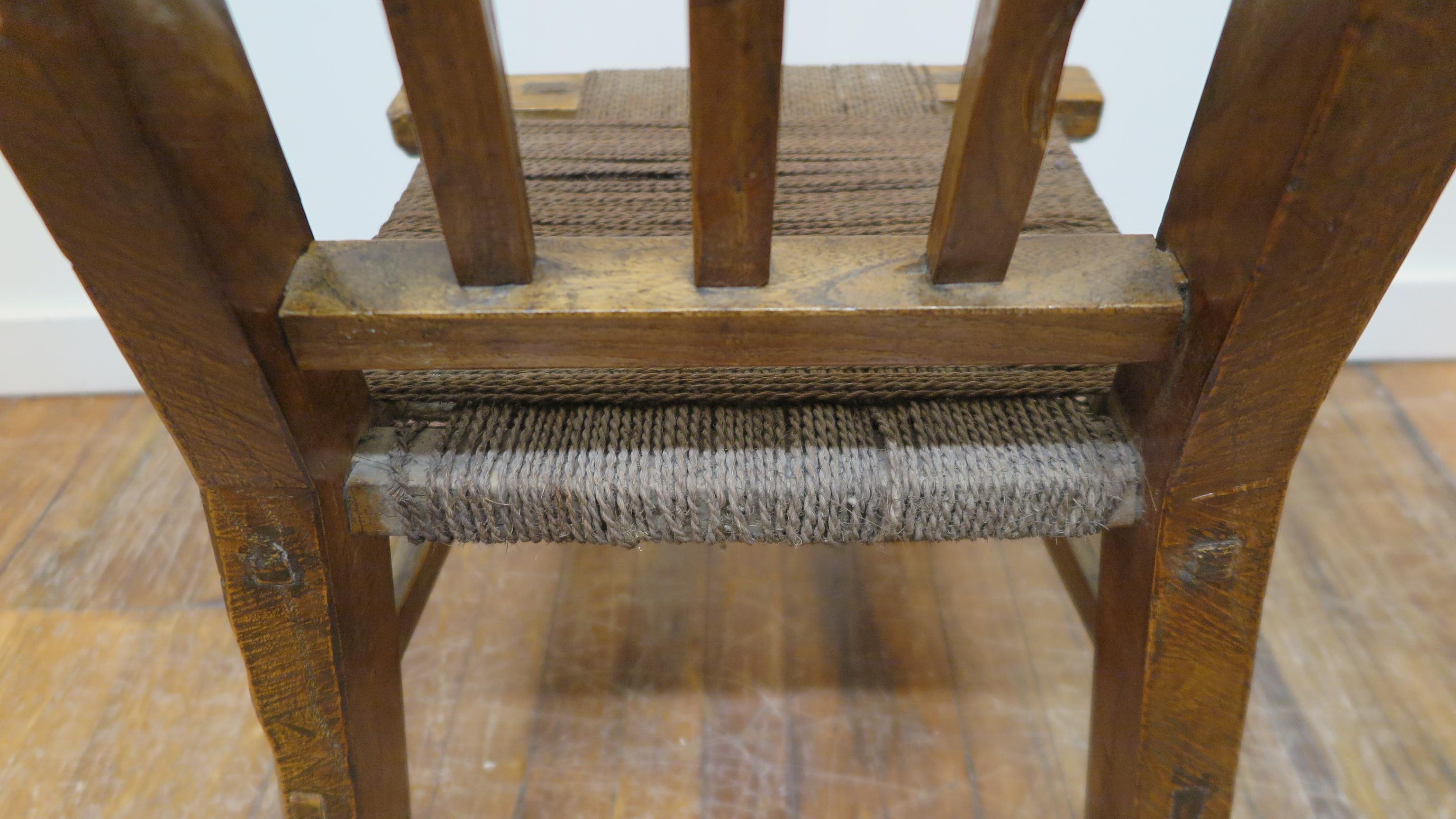 Primitive Chair 19th Century 1