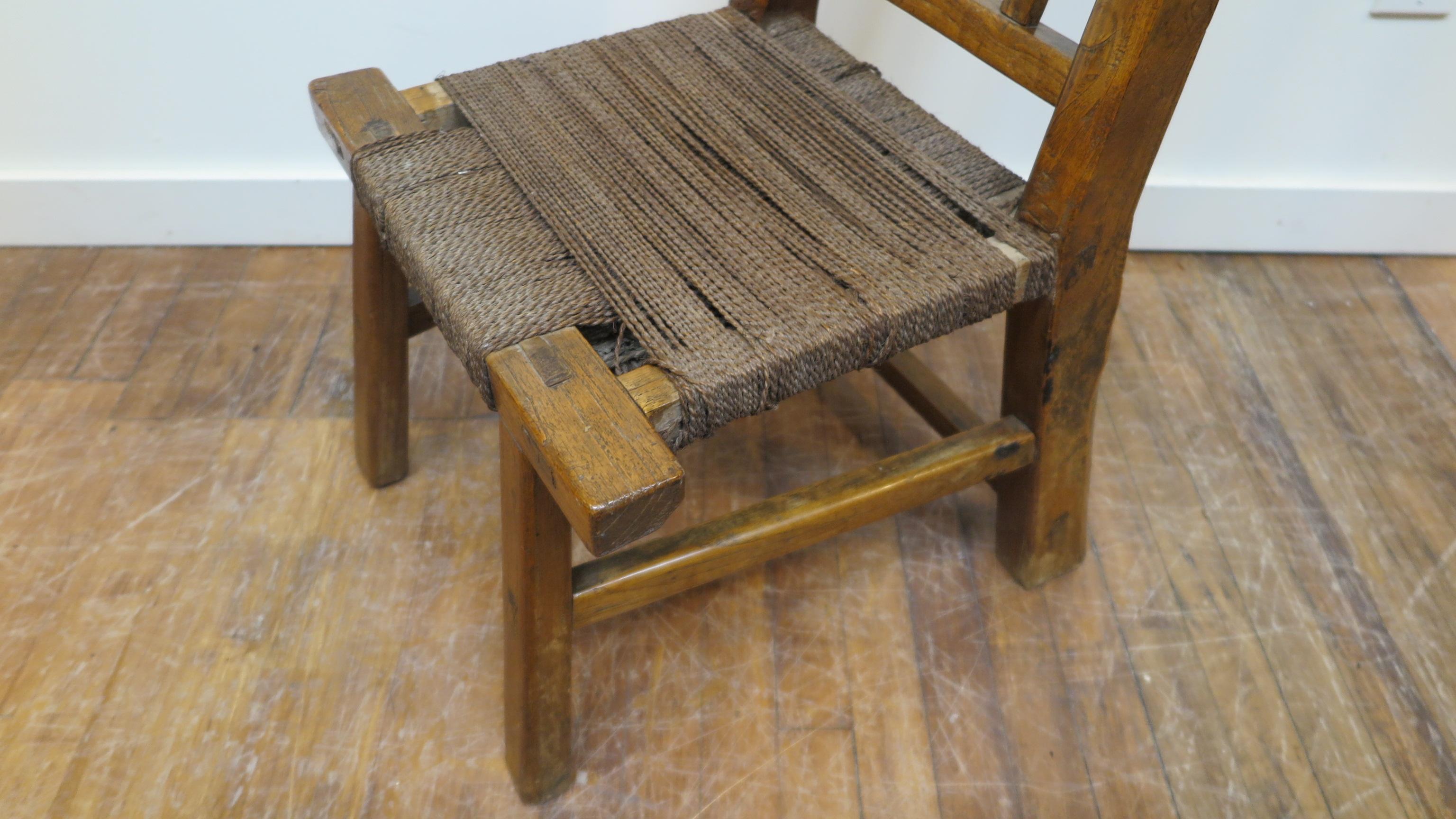Primitive Chair 19th Century 2