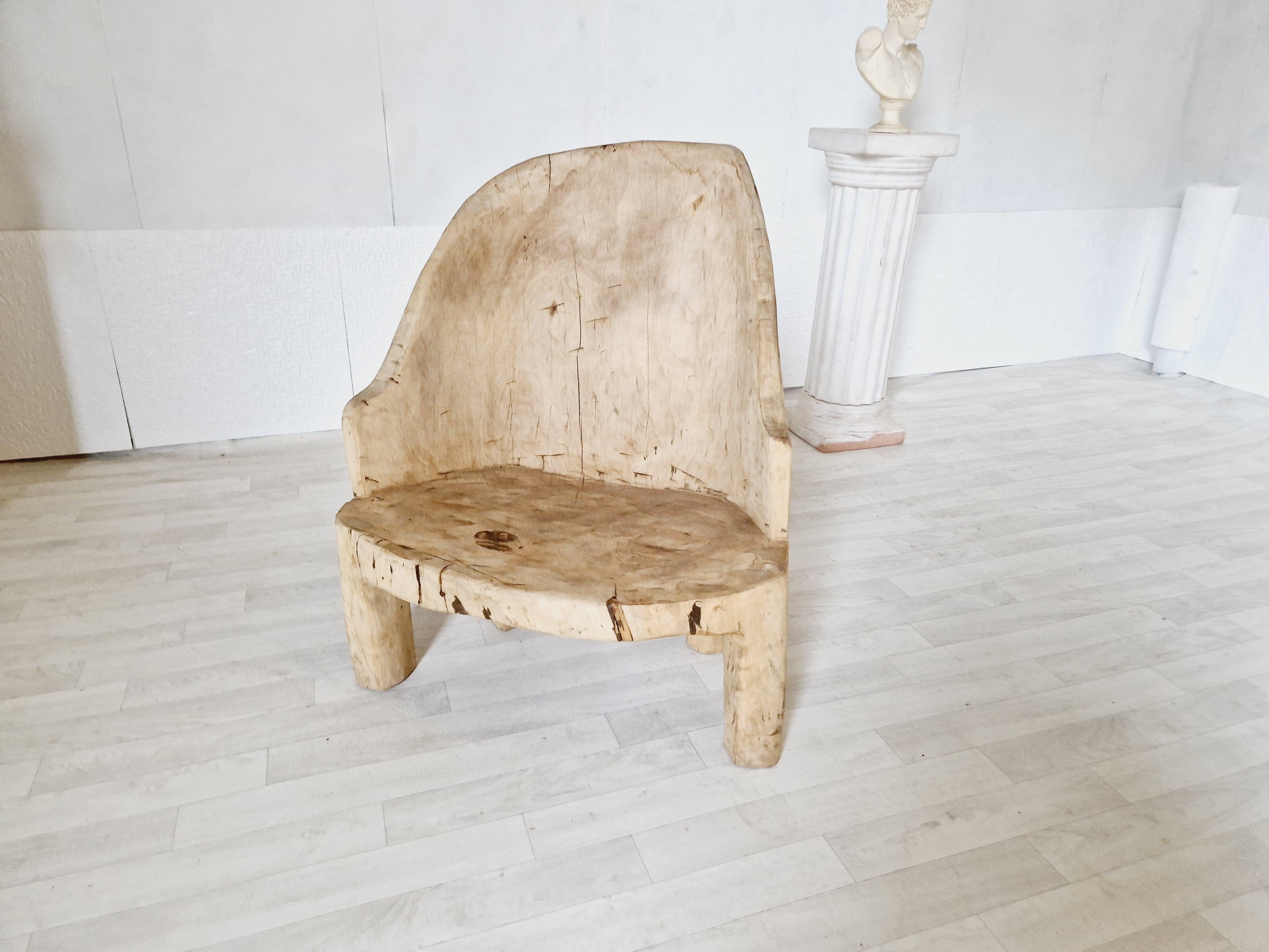 Silla Root Roble Madera maciza Brutalista en venta
