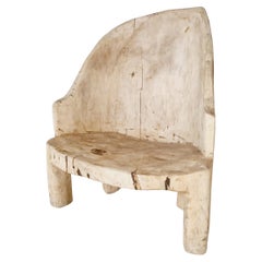 Used Oak Root Chair Solid Wood