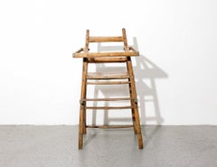 Primitive Child's High Chair