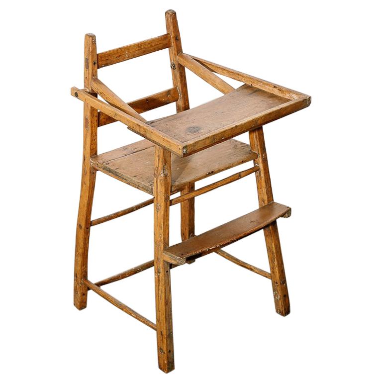 Primitive Child's High Chair at 1stDibs