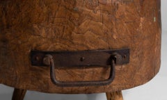 Primitive Chopping Block Side or Coffee Table